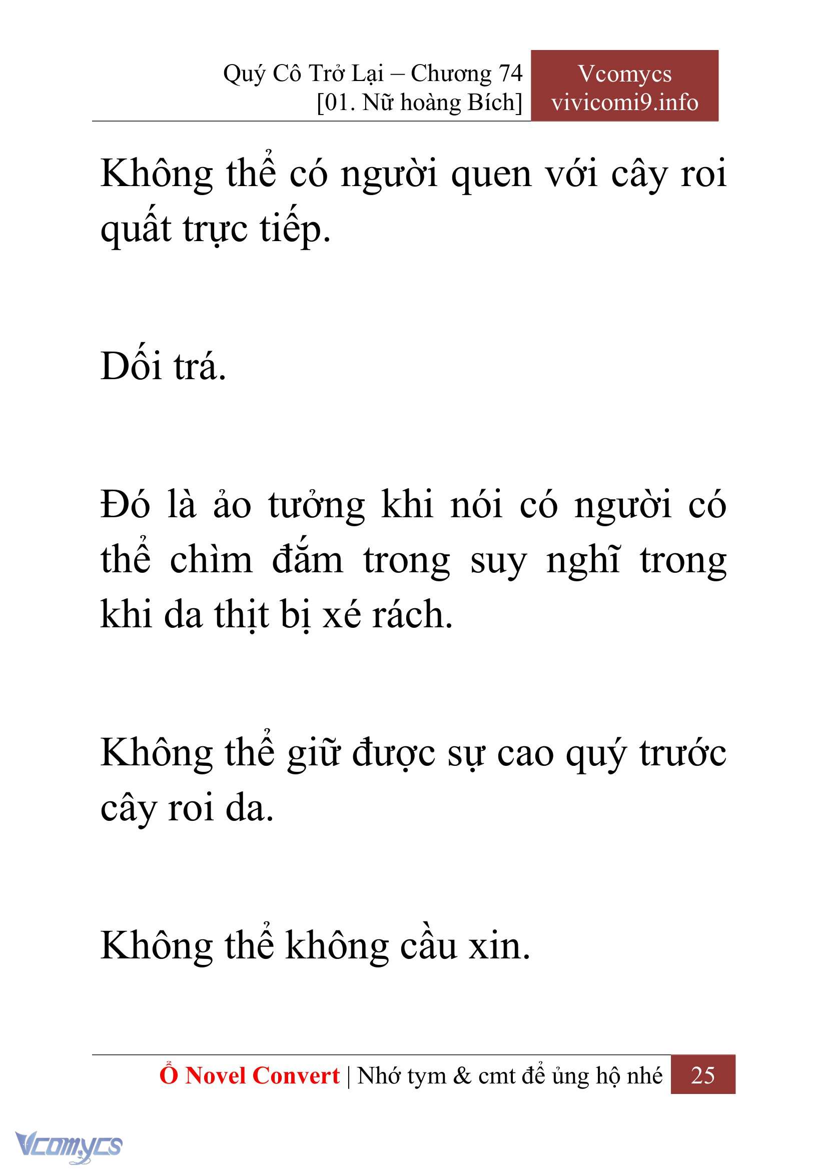 [Novel] Quý Cô Trở Lại Chapter 74 - Trang 28