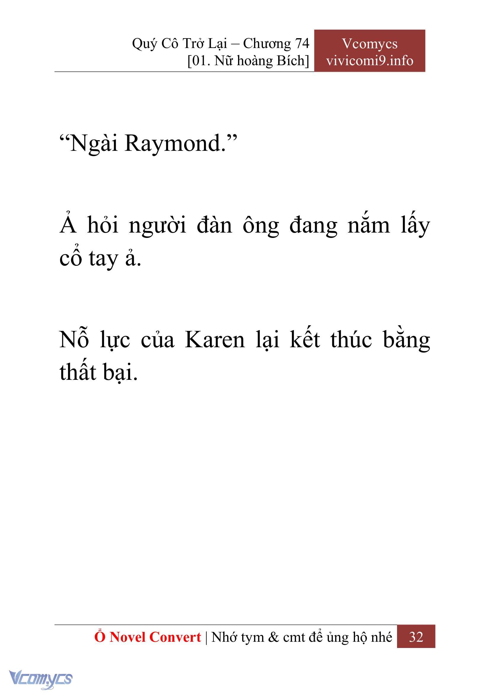 [Novel] Quý Cô Trở Lại Chapter 74 - Trang 35