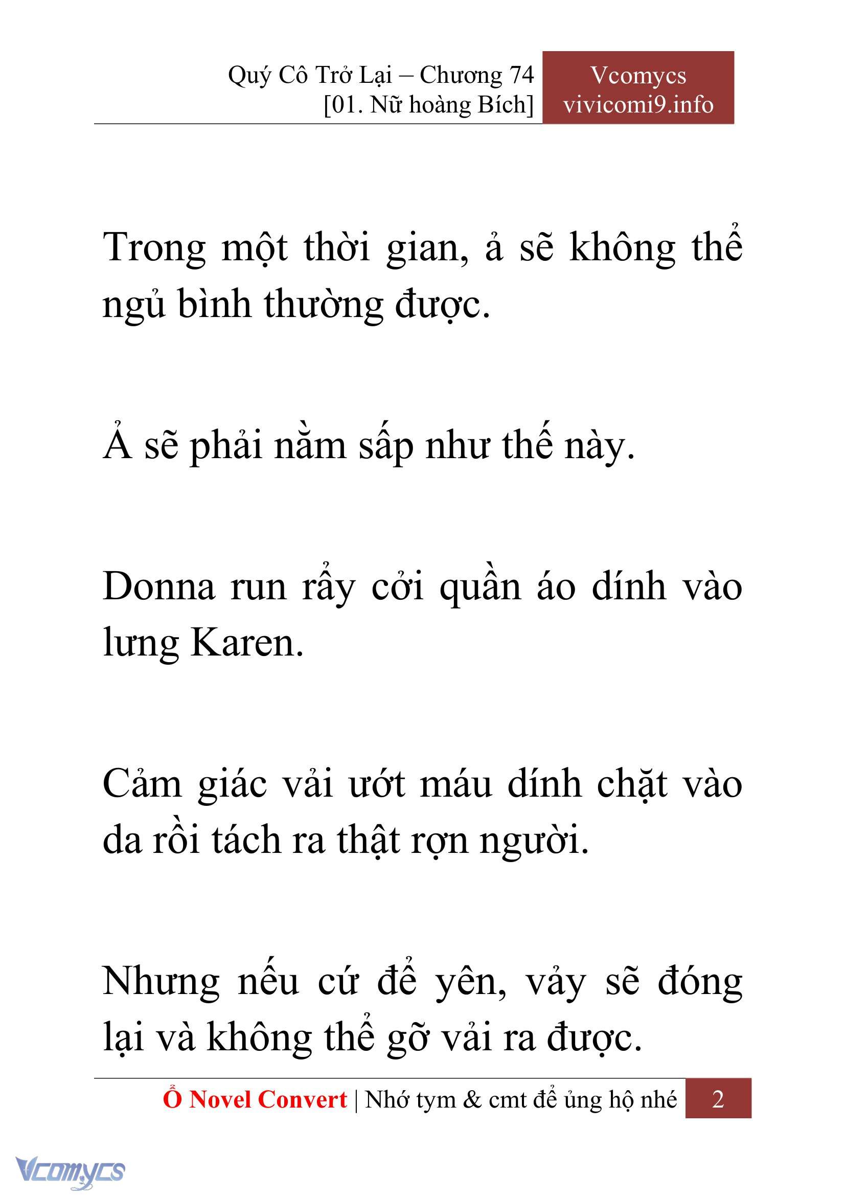 [Novel] Quý Cô Trở Lại Chapter 74 - Trang 5