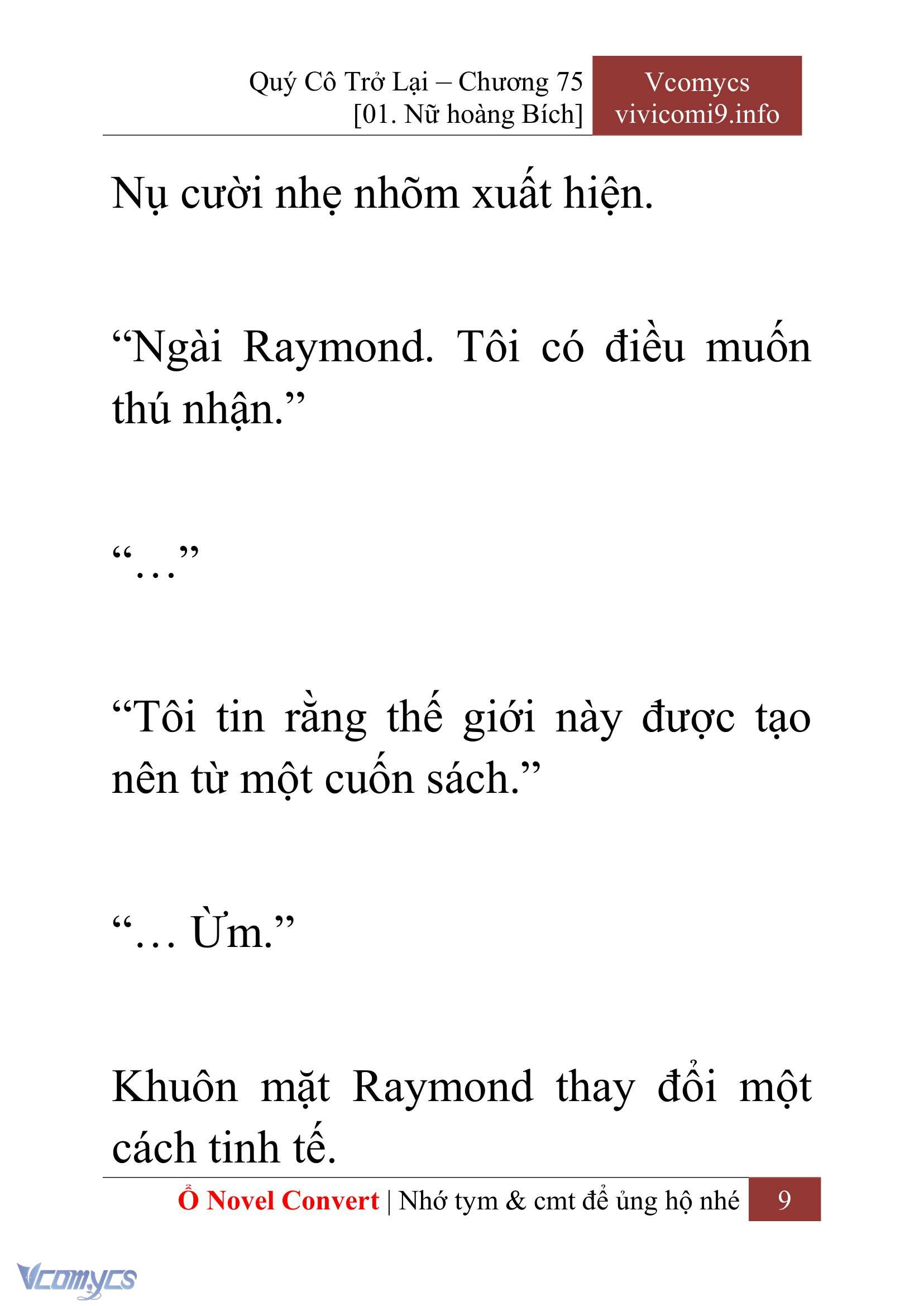 [Novel] Quý Cô Trở Lại Chapter 75 - Trang 12