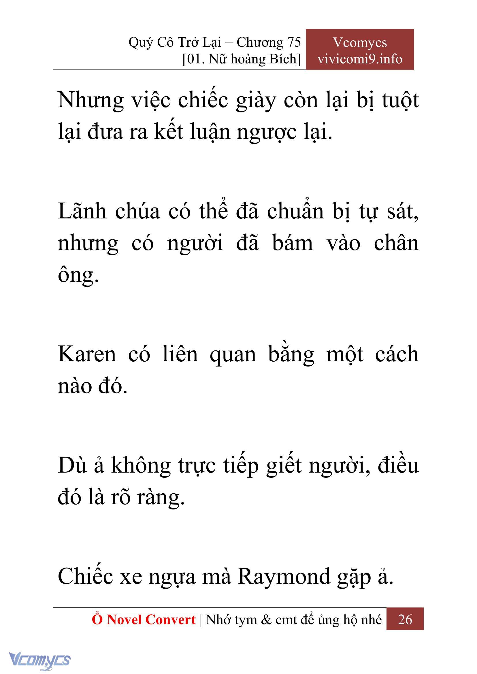 [Novel] Quý Cô Trở Lại Chapter 75 - Trang 29
