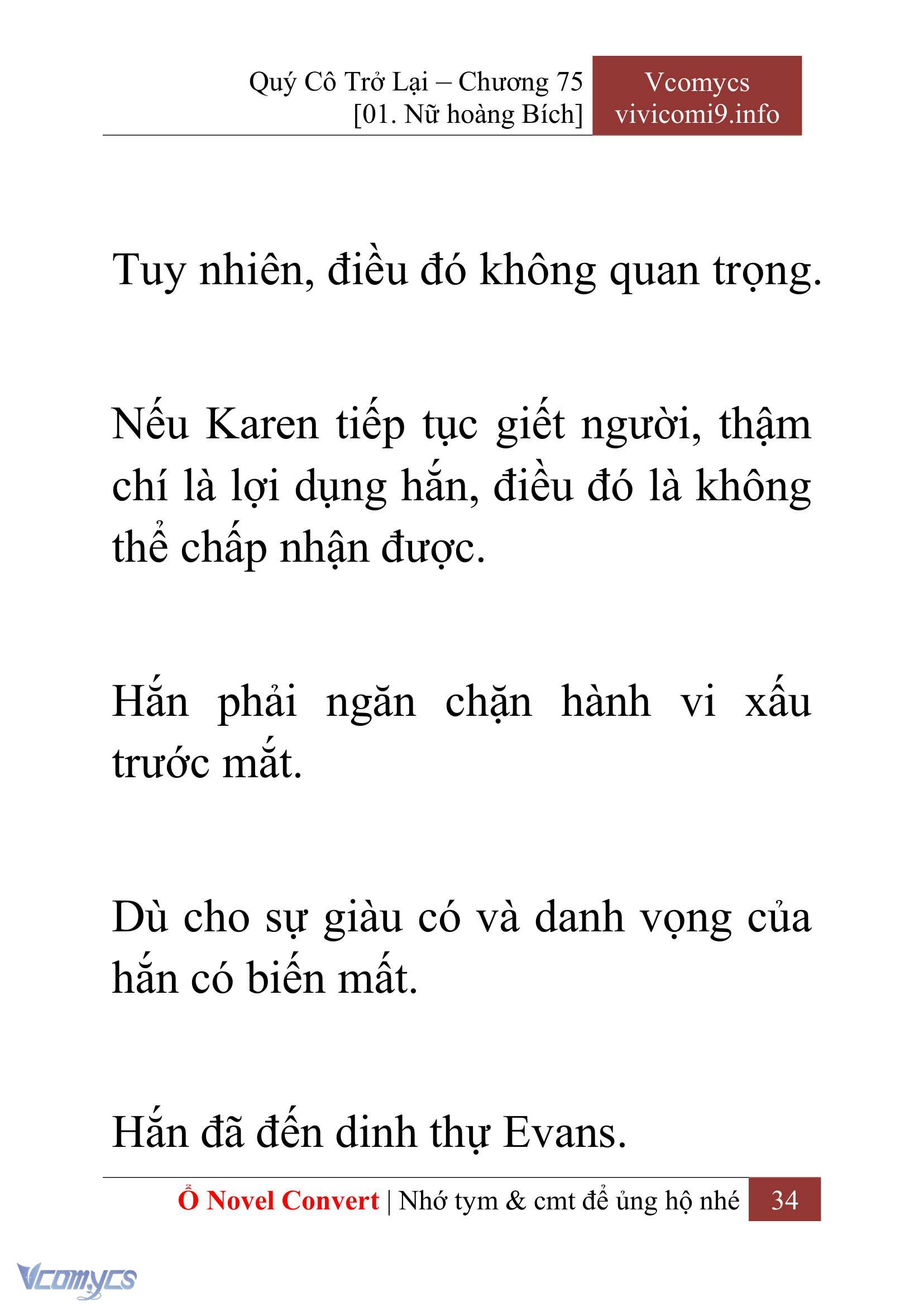 [Novel] Quý Cô Trở Lại Chapter 75 - Trang 37