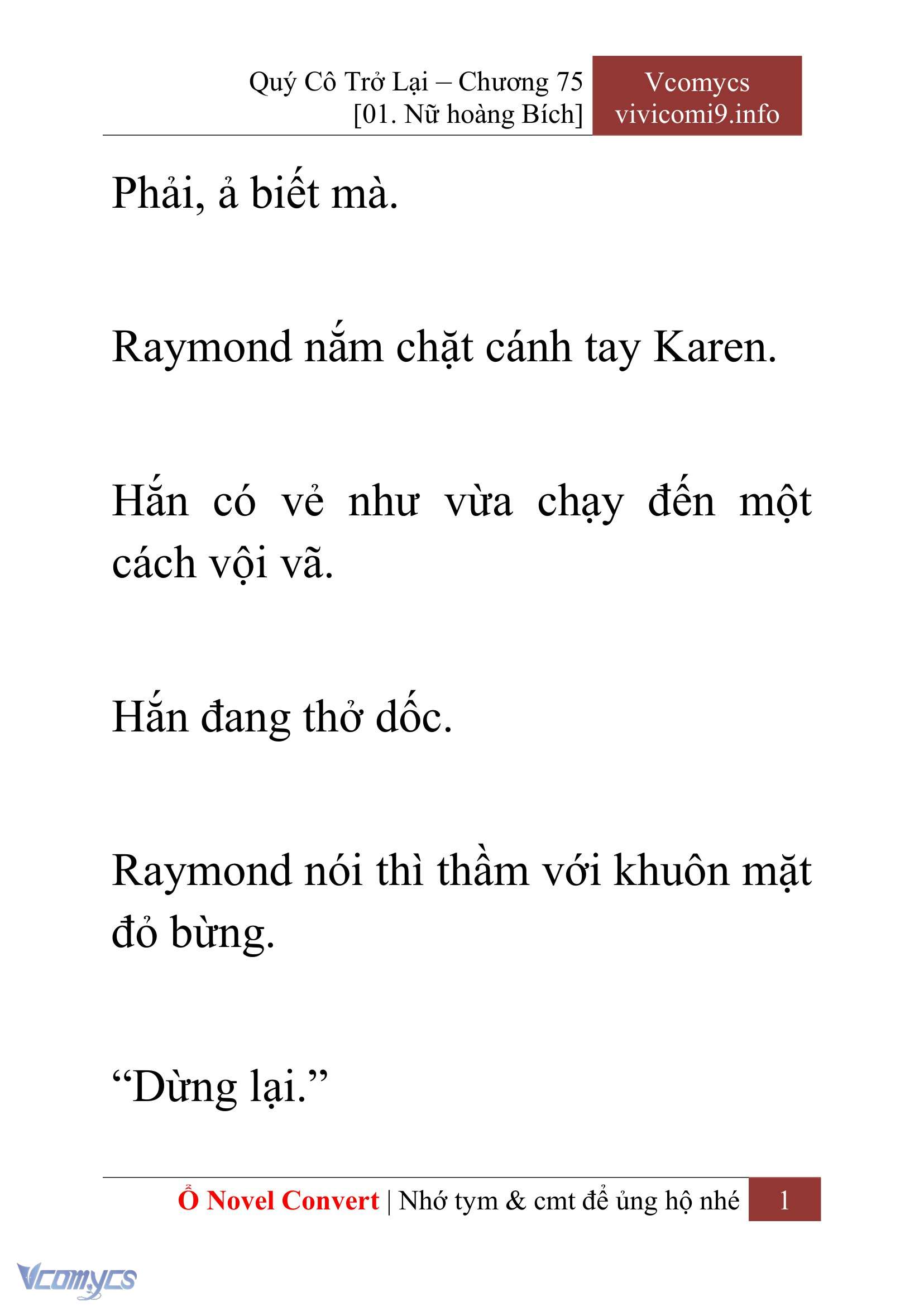 [Novel] Quý Cô Trở Lại Chapter 75 - Trang 4