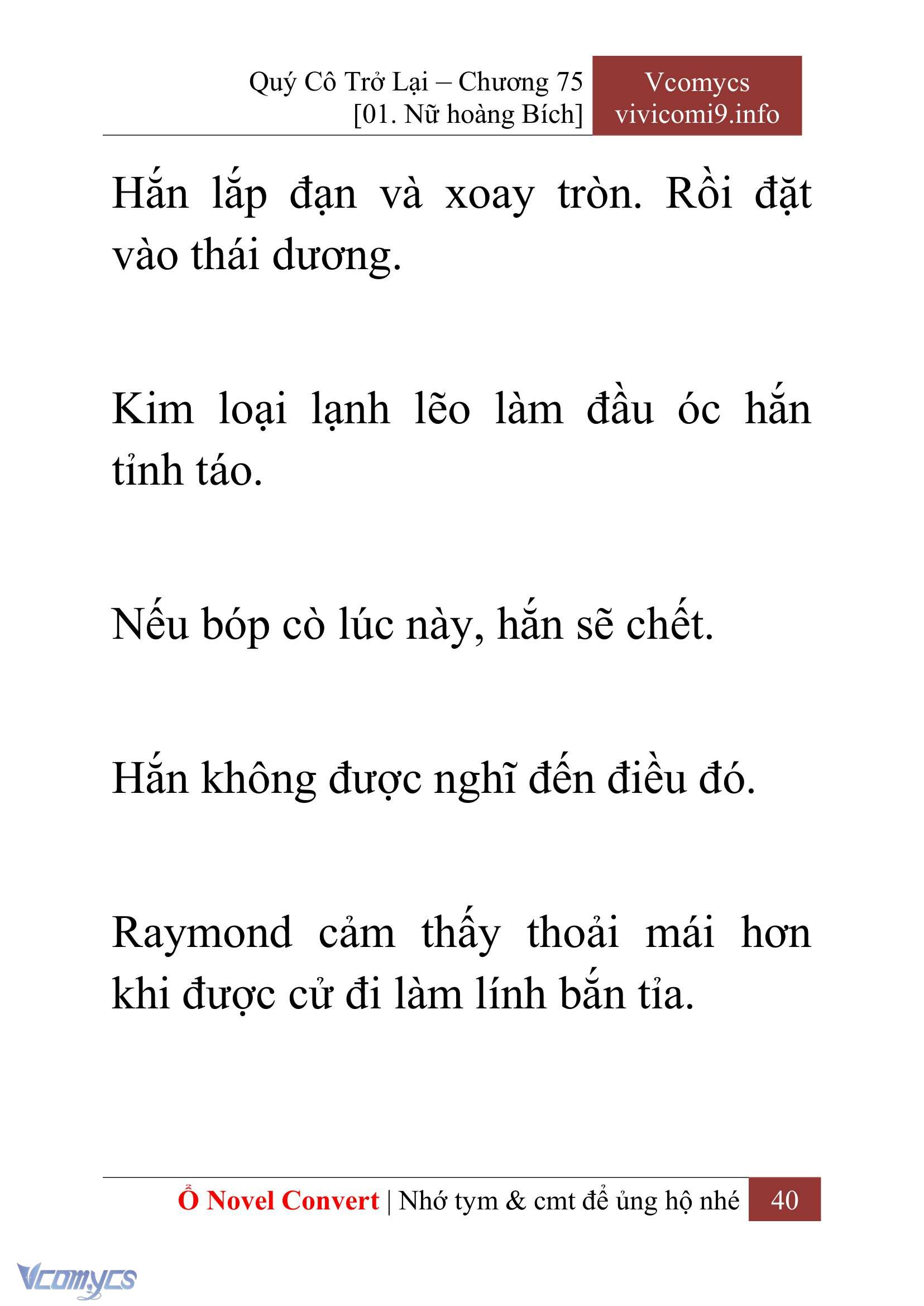 [Novel] Quý Cô Trở Lại Chapter 75 - Trang 43