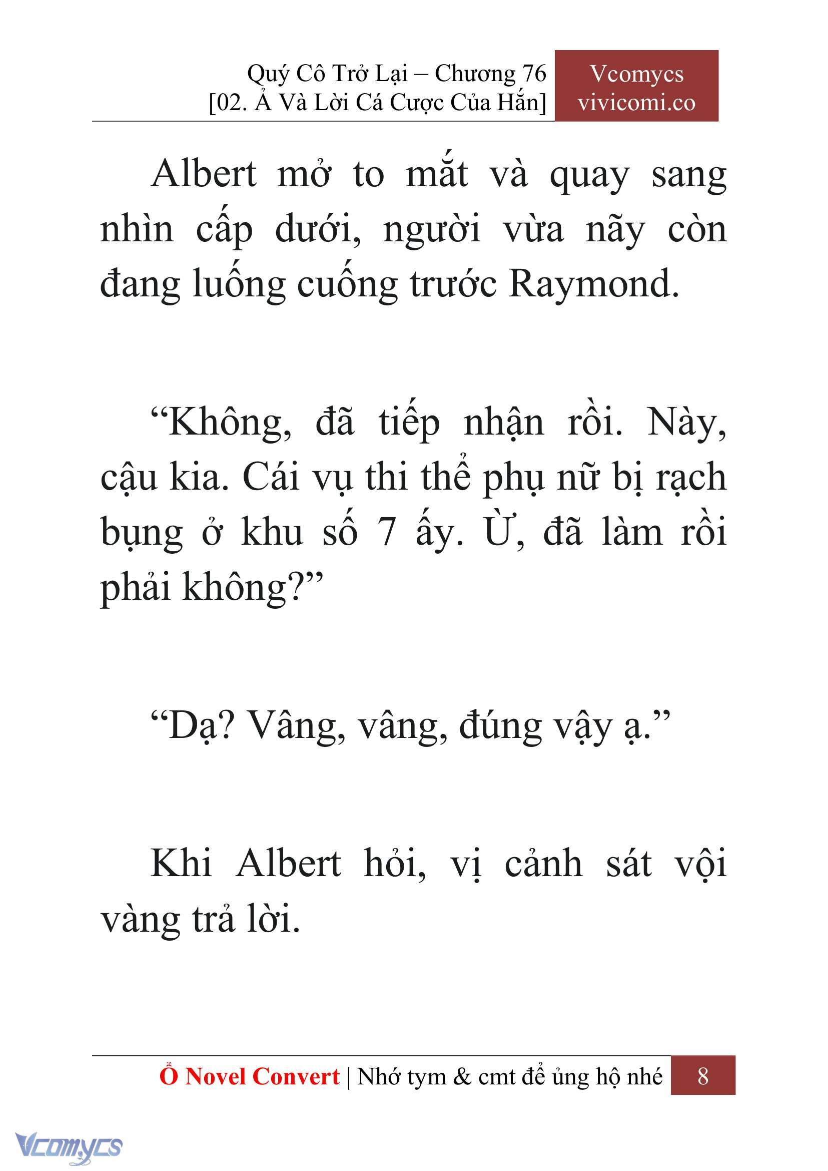 [Novel] Quý Cô Trở Lại Chapter 76 - Trang 11