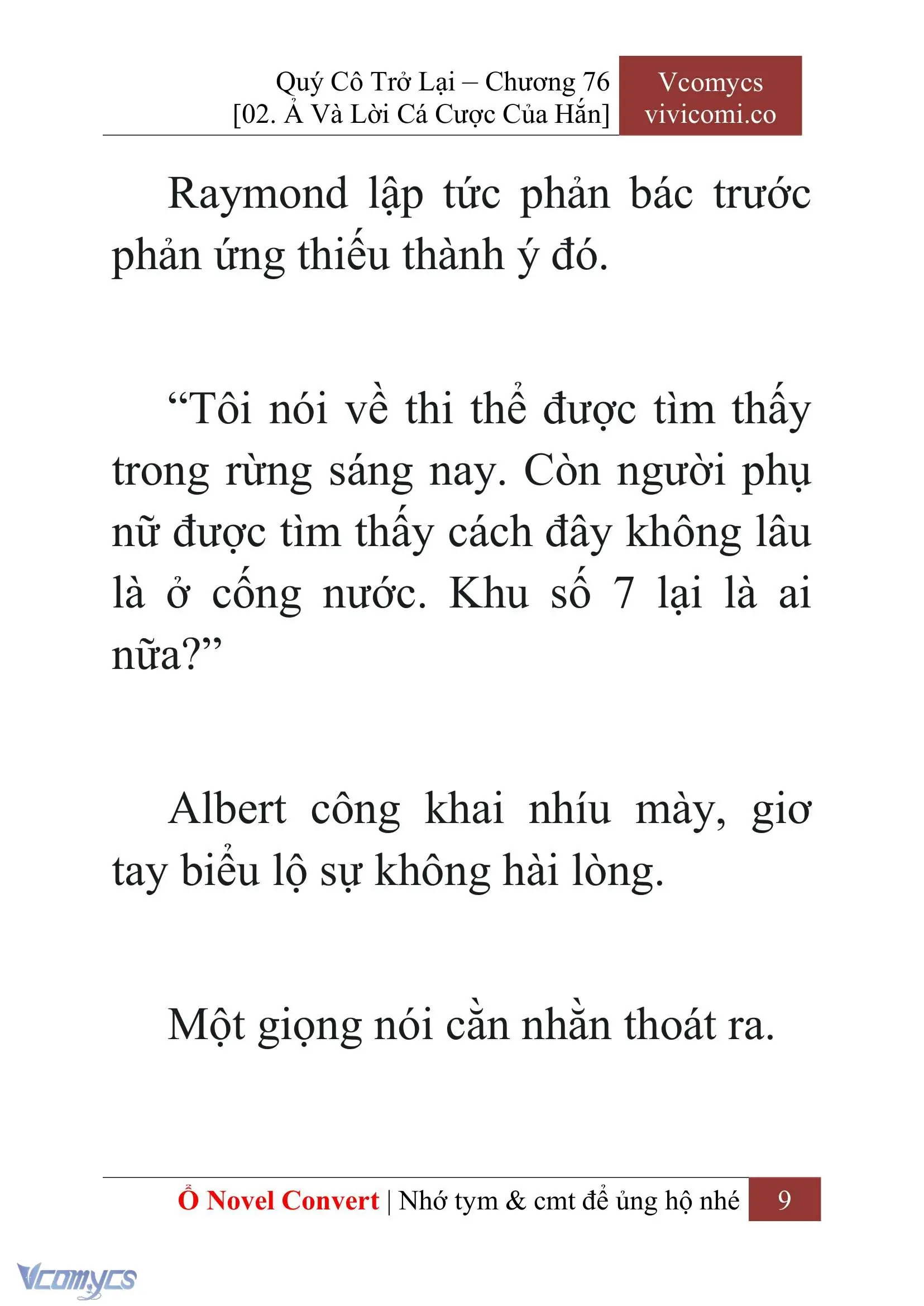 [Novel] Quý Cô Trở Lại Chapter 76 - Trang 12