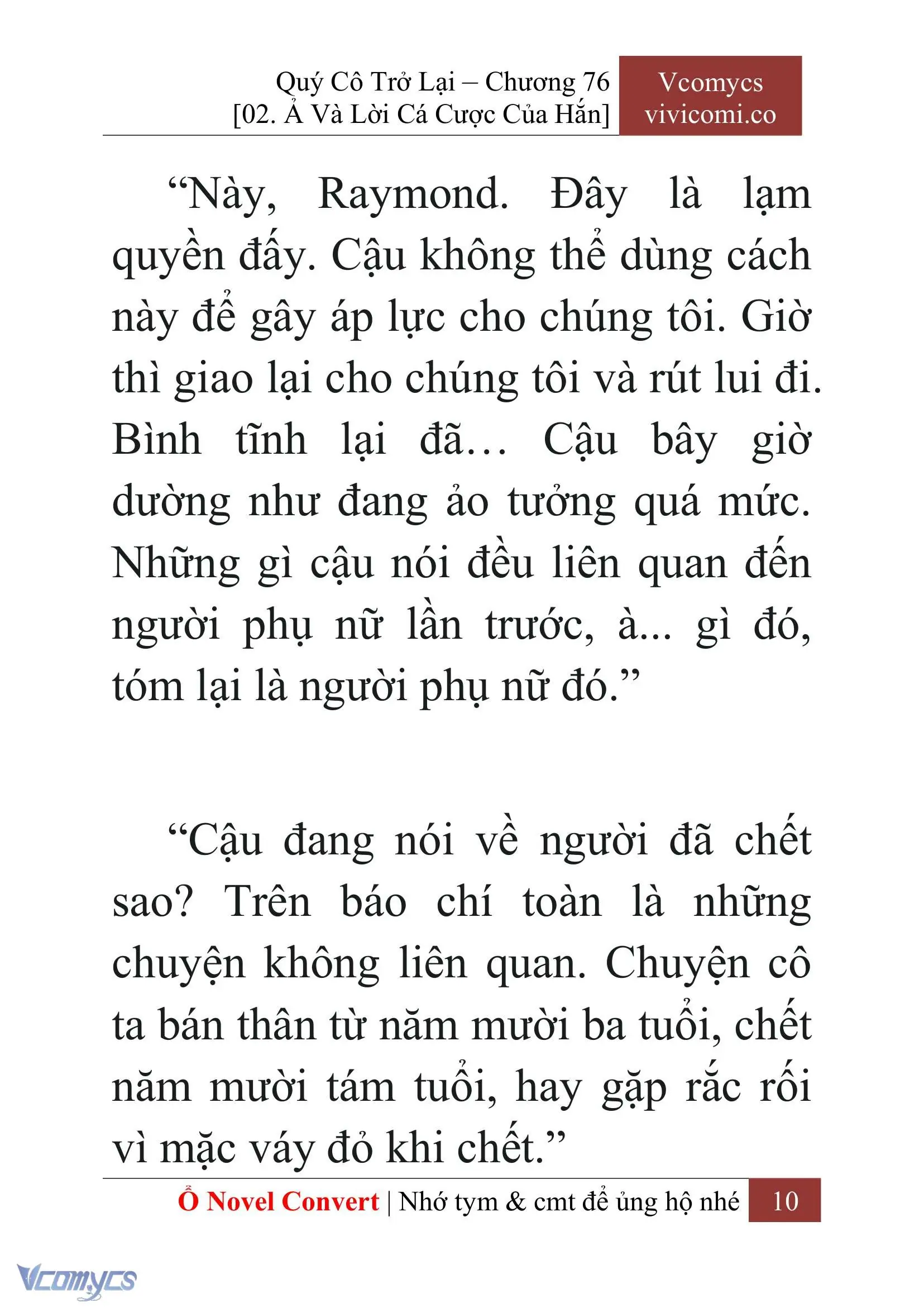[Novel] Quý Cô Trở Lại Chapter 76 - Trang 13