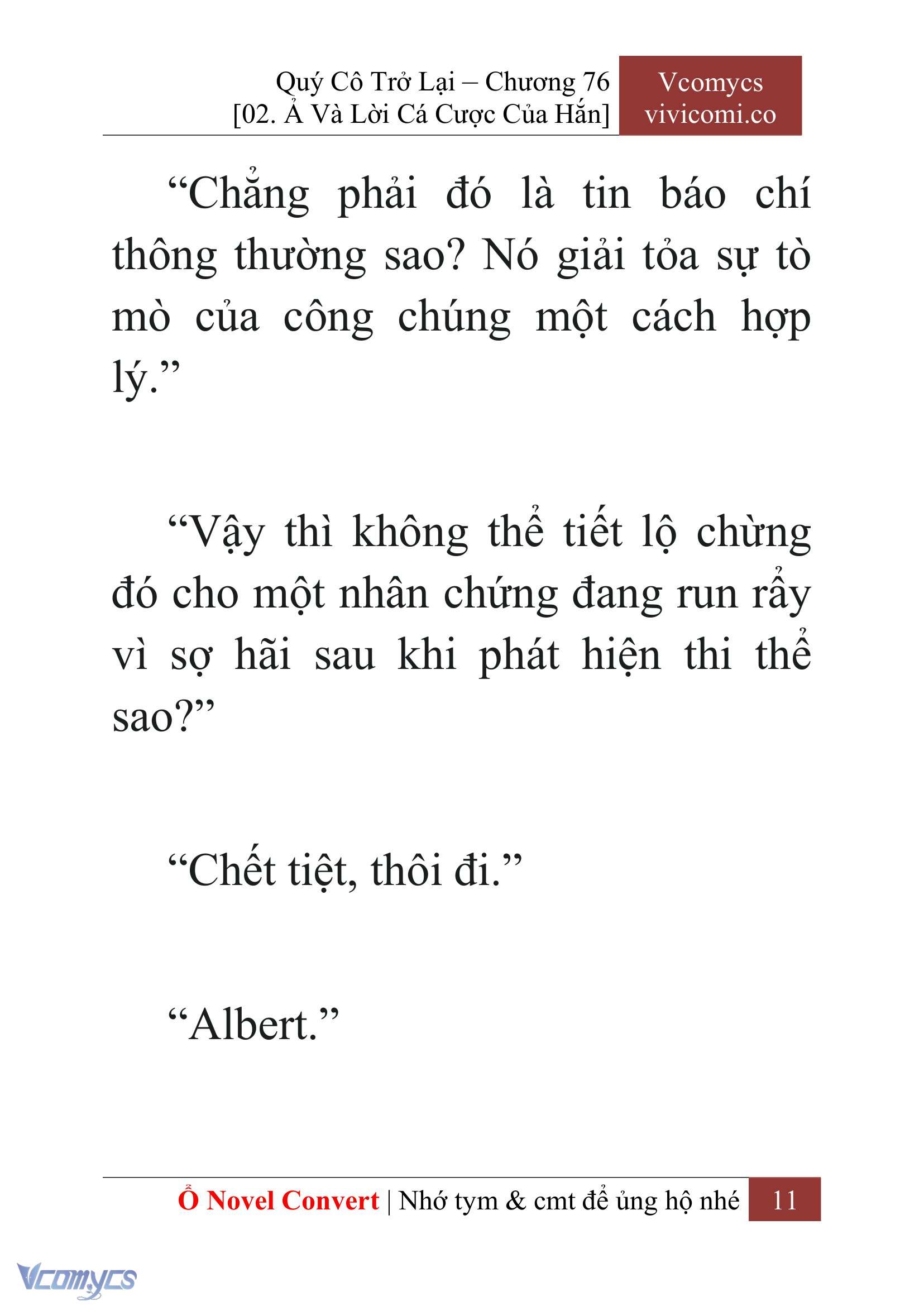 [Novel] Quý Cô Trở Lại Chapter 76 - Trang 14