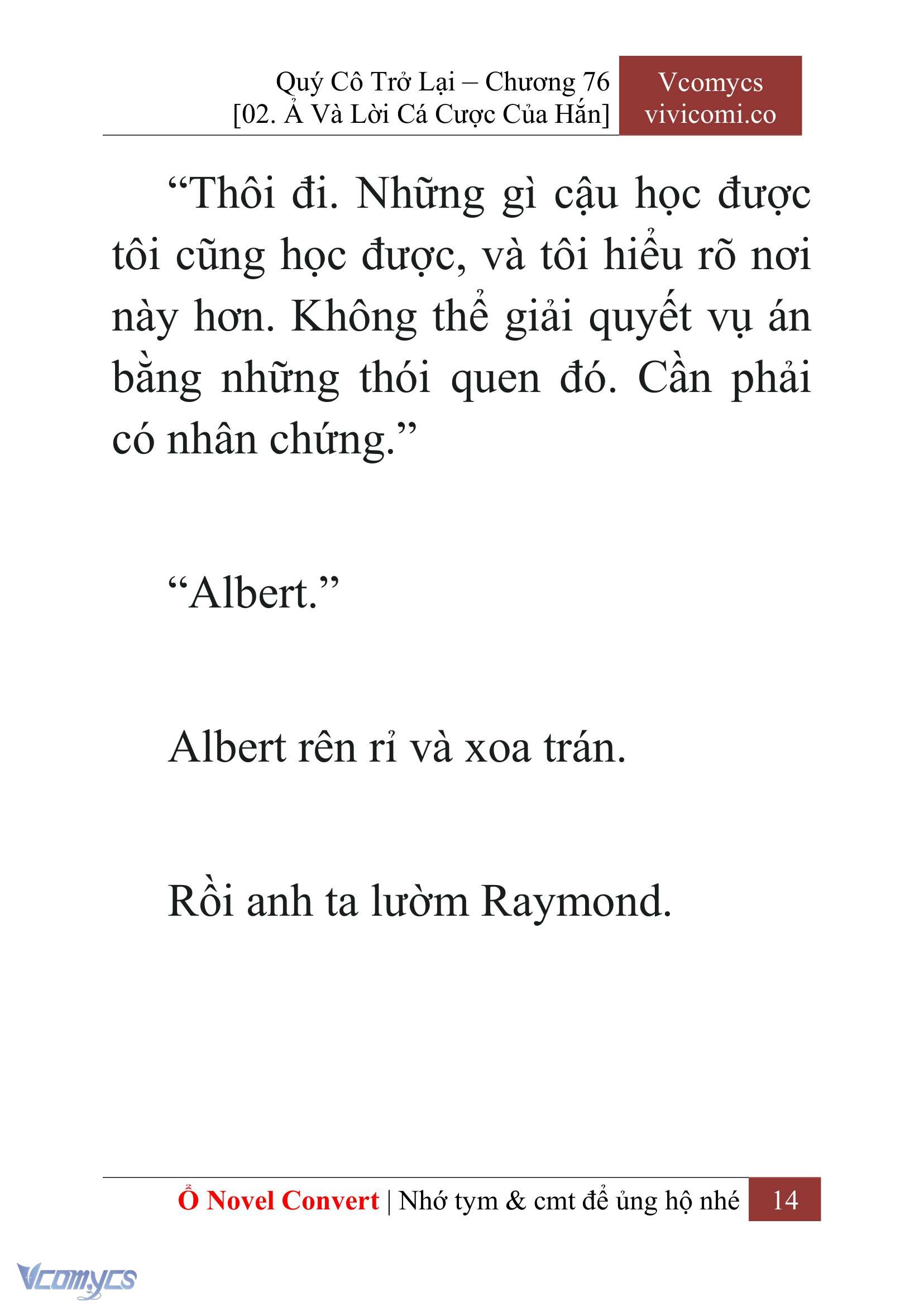 [Novel] Quý Cô Trở Lại Chapter 76 - Trang 17
