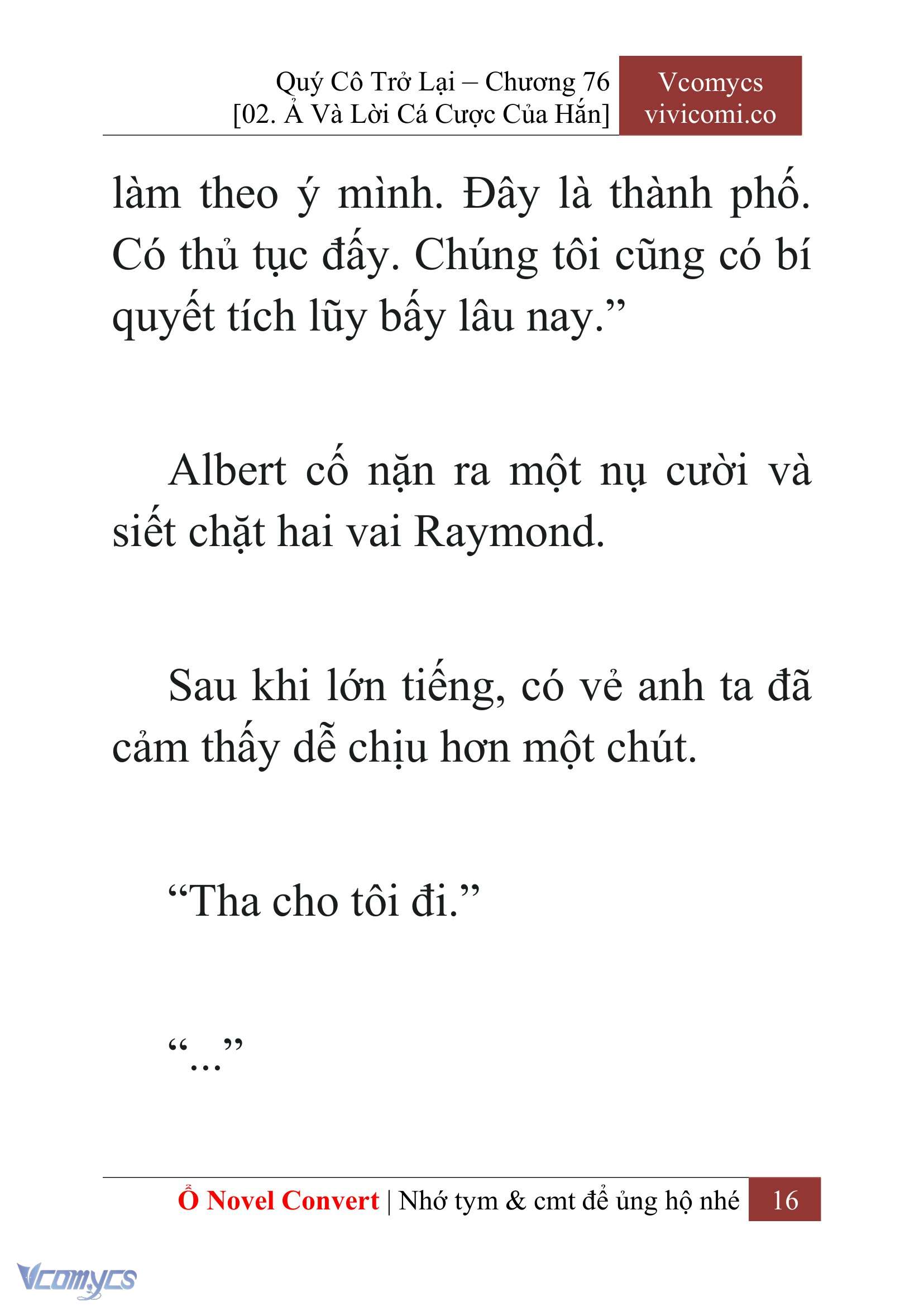 [Novel] Quý Cô Trở Lại Chapter 76 - Trang 19