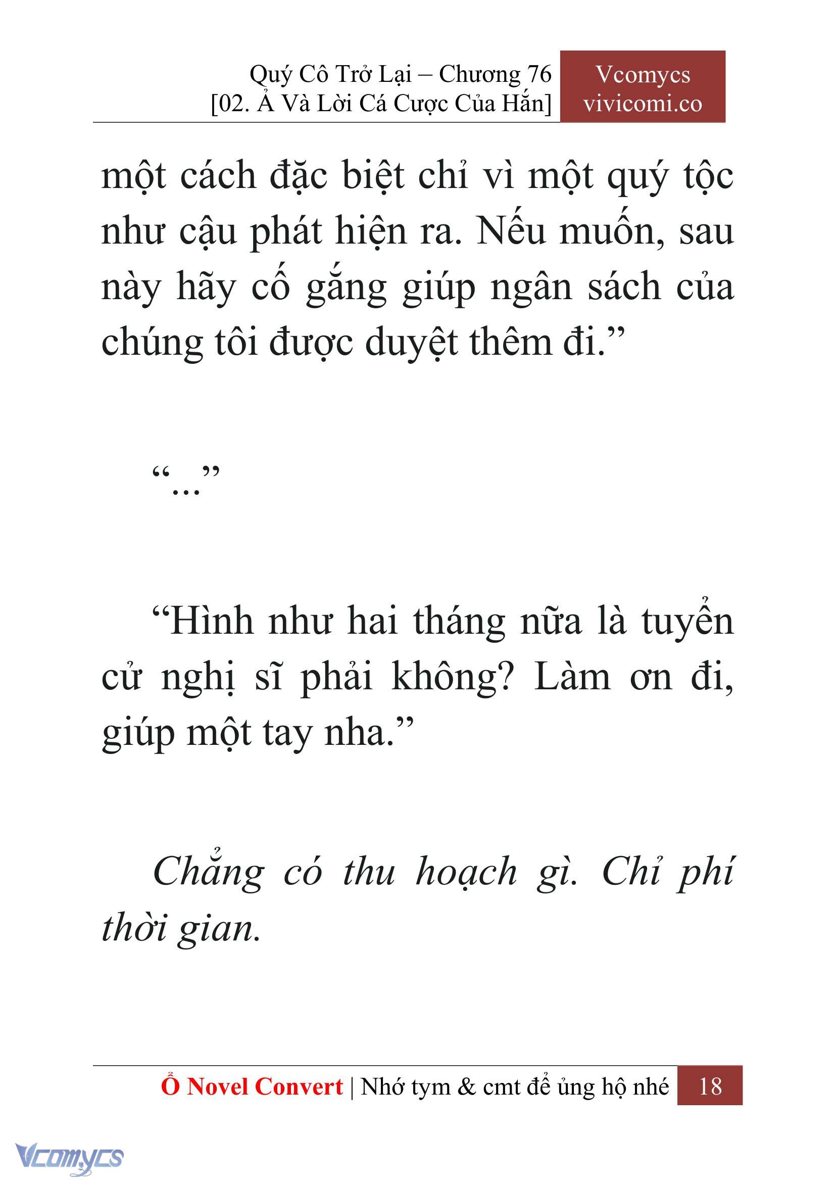 [Novel] Quý Cô Trở Lại Chapter 76 - Trang 21