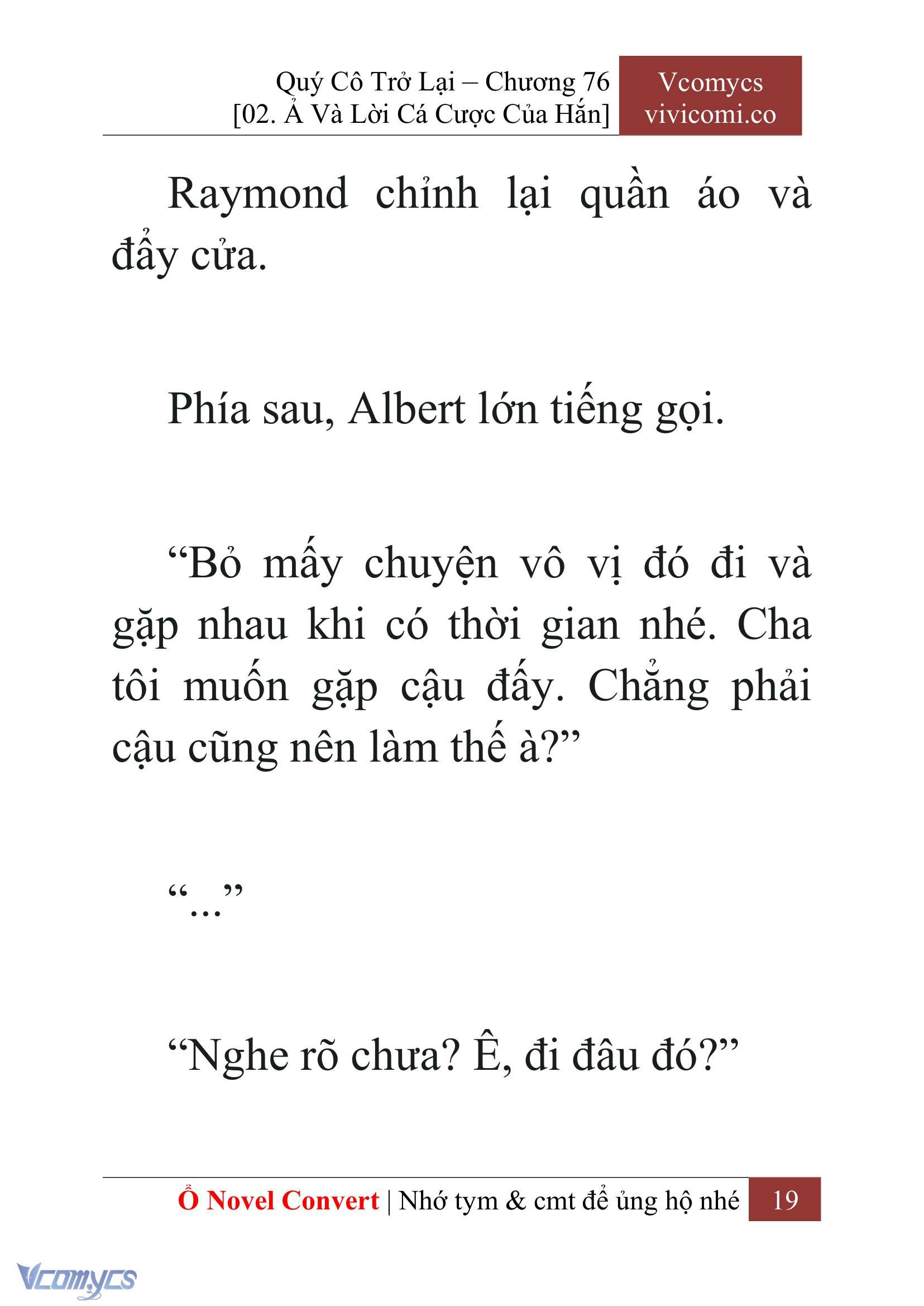 [Novel] Quý Cô Trở Lại Chapter 76 - Trang 22