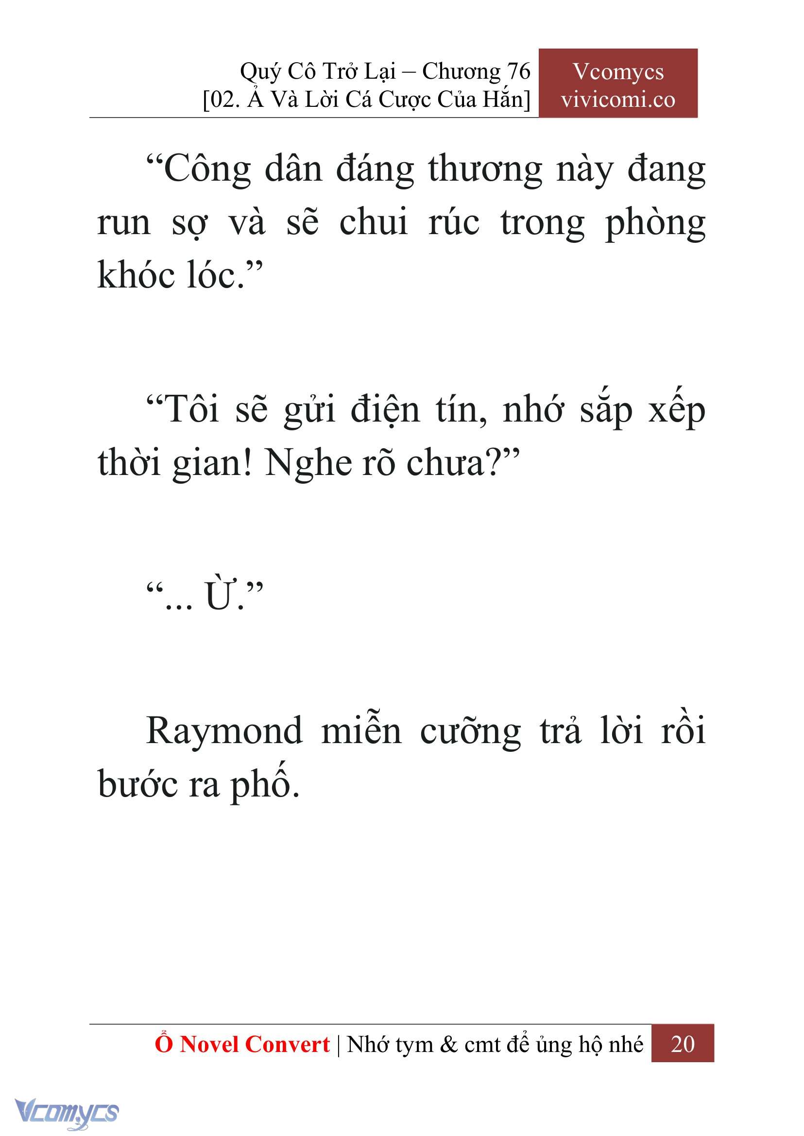 [Novel] Quý Cô Trở Lại Chapter 76 - Trang 23
