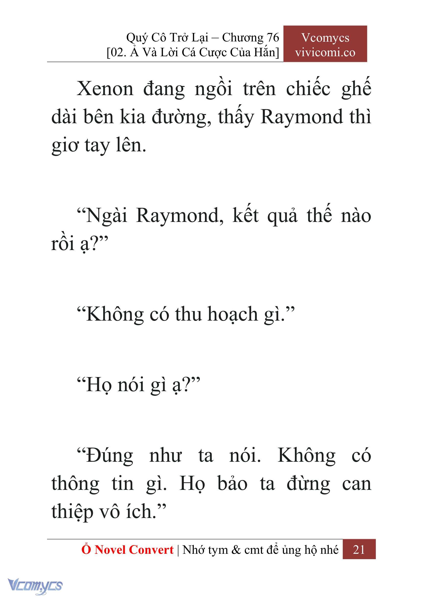 [Novel] Quý Cô Trở Lại Chapter 76 - Trang 24