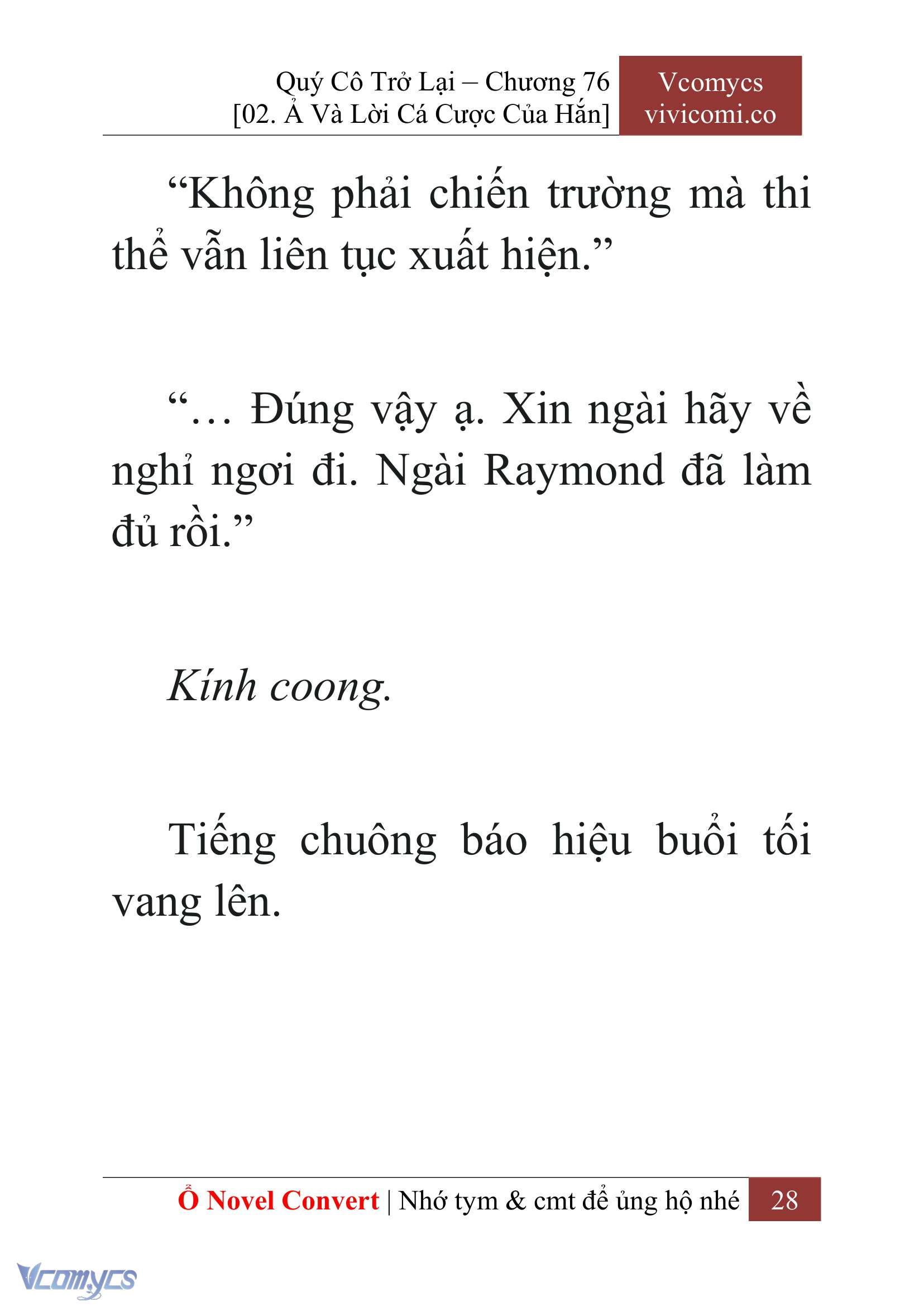 [Novel] Quý Cô Trở Lại Chapter 76 - Trang 31