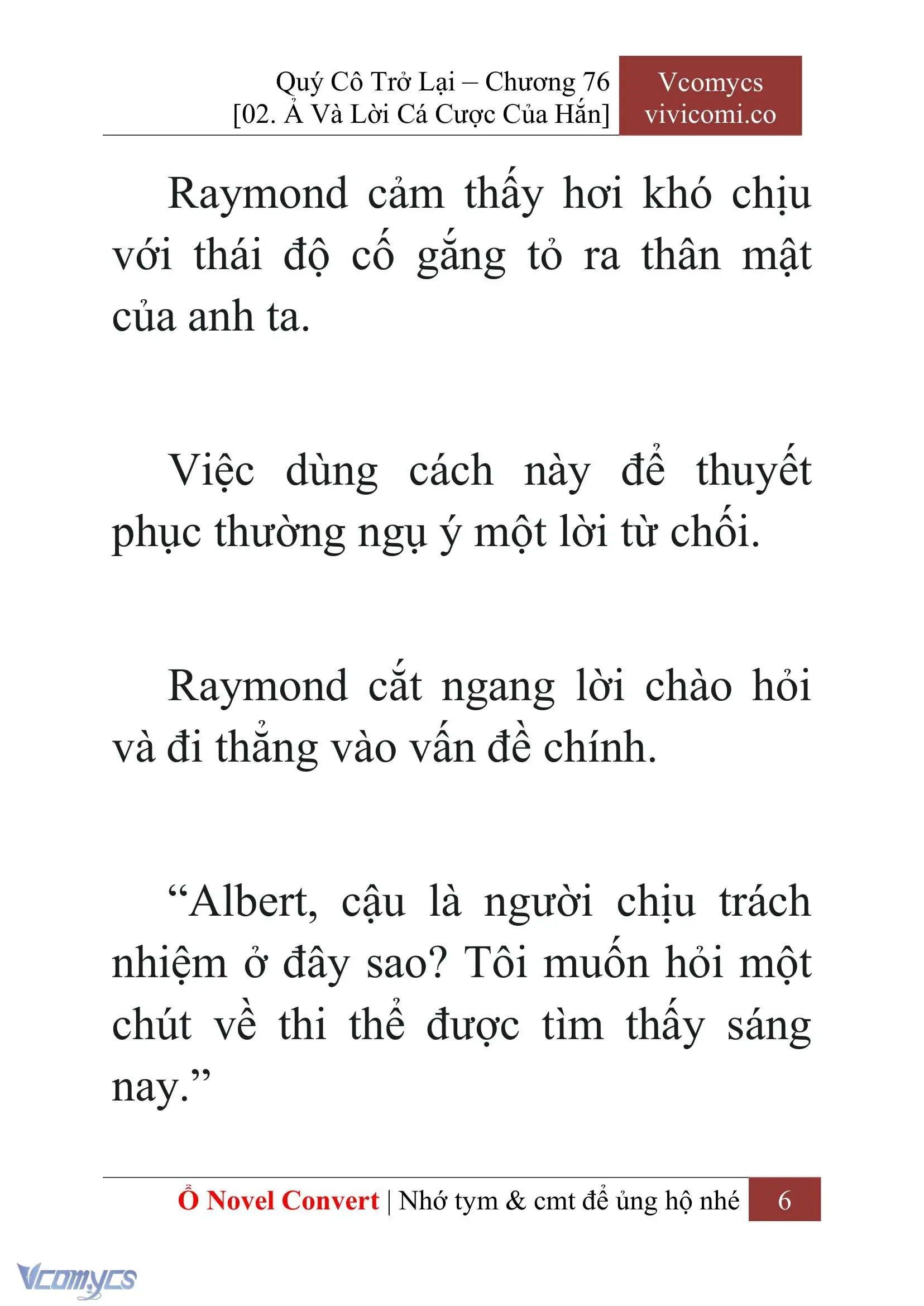 [Novel] Quý Cô Trở Lại Chapter 76 - Trang 9