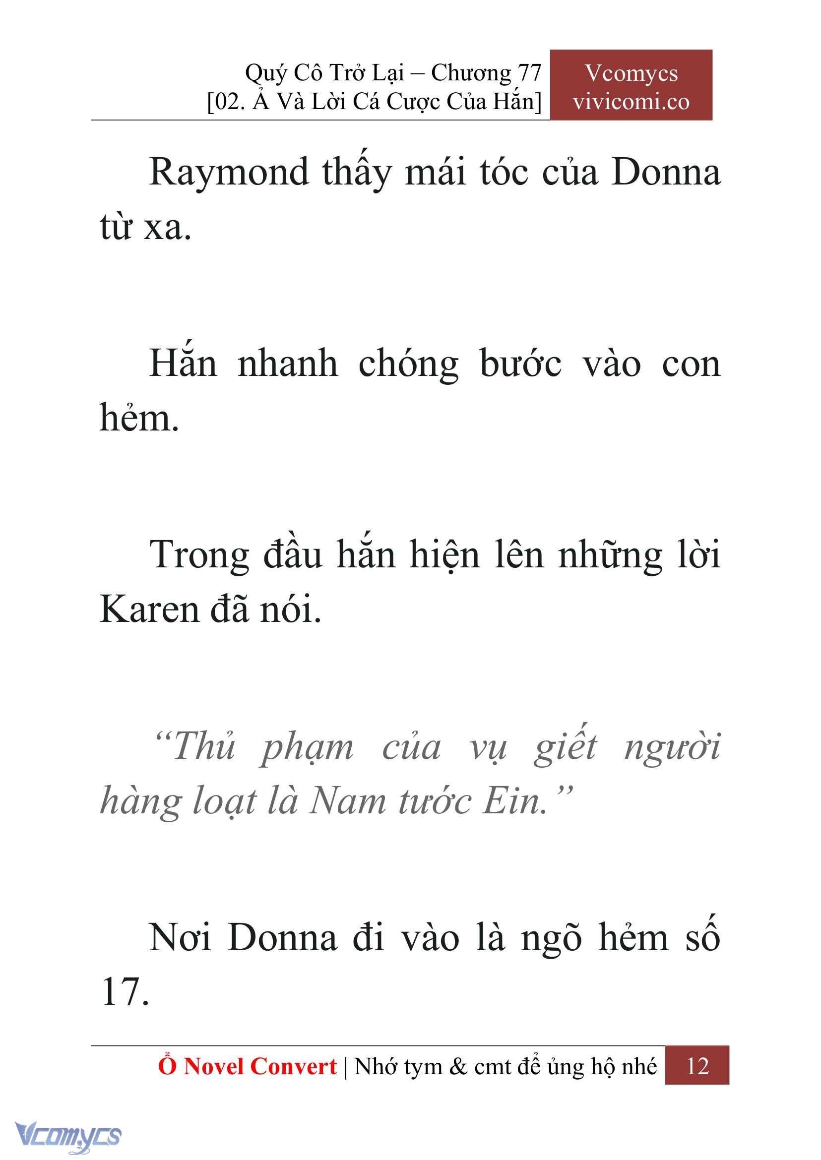 [Novel] Quý Cô Trở Lại Chapter 77 - Trang 15