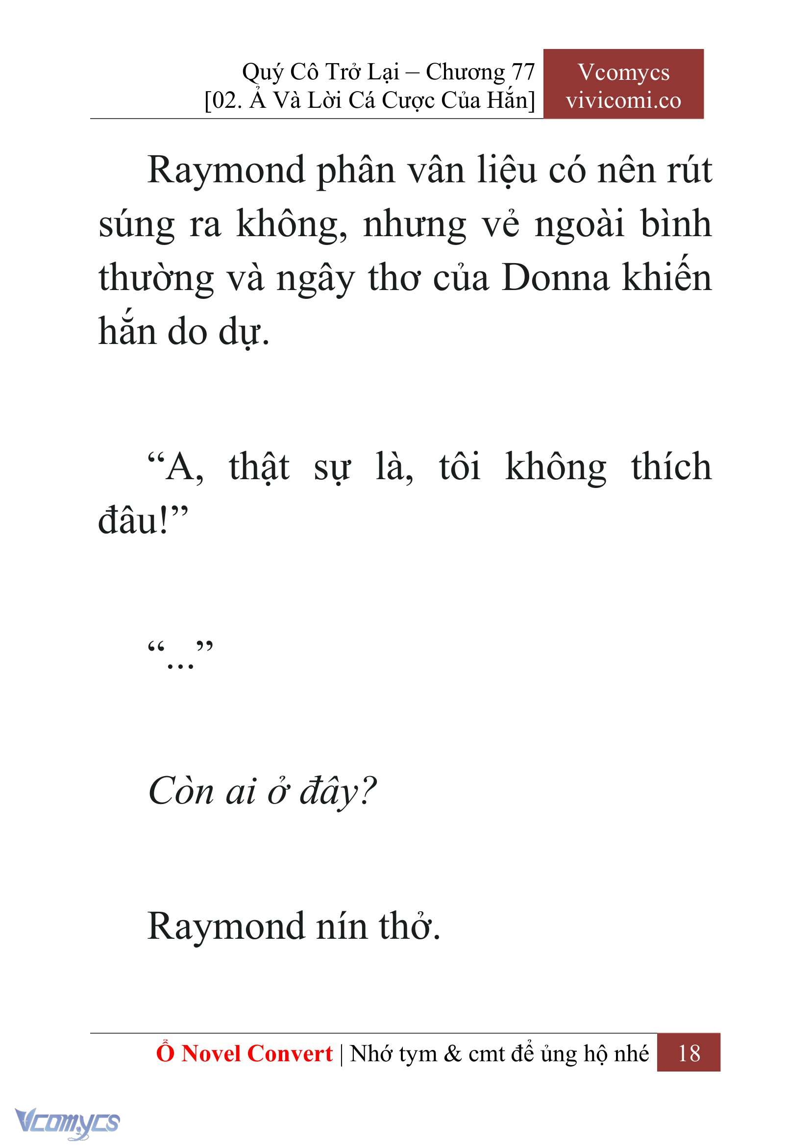 [Novel] Quý Cô Trở Lại Chapter 77 - Trang 21