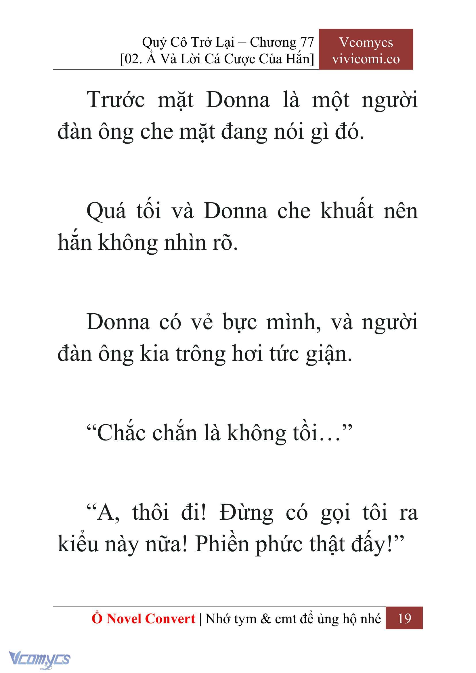 [Novel] Quý Cô Trở Lại Chapter 77 - Trang 22