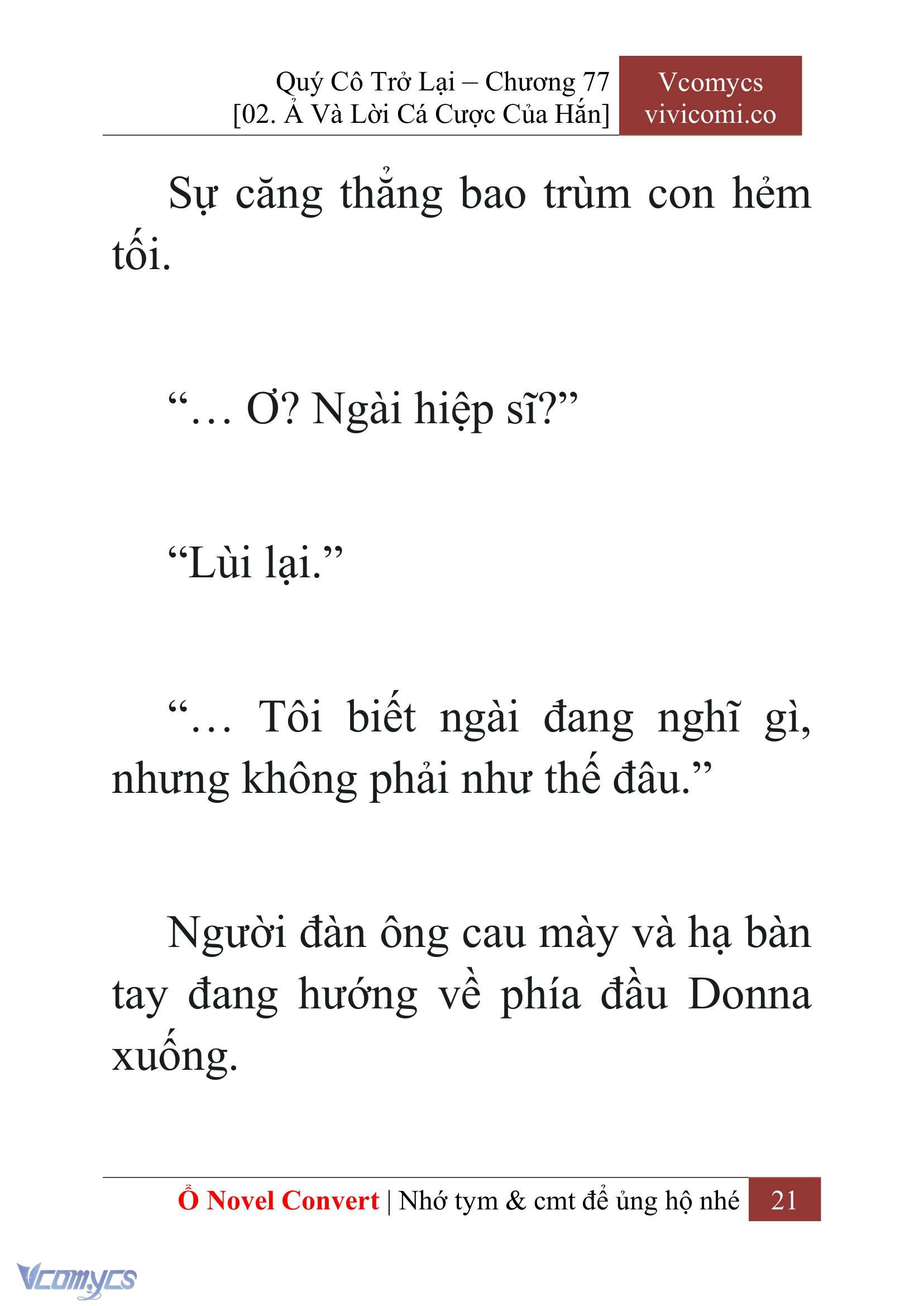 [Novel] Quý Cô Trở Lại Chapter 77 - Trang 24