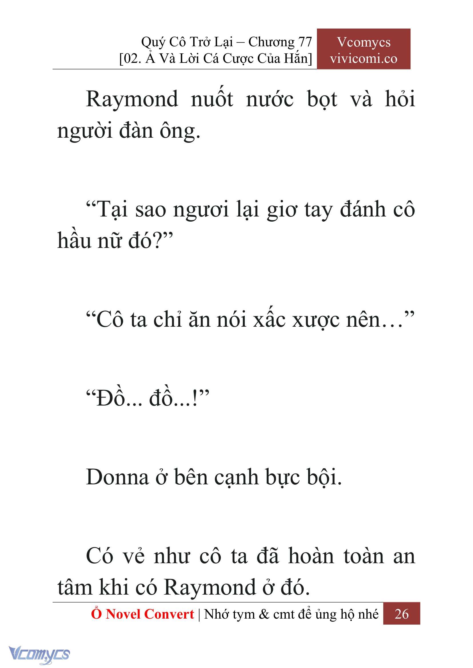[Novel] Quý Cô Trở Lại Chapter 77 - Trang 29