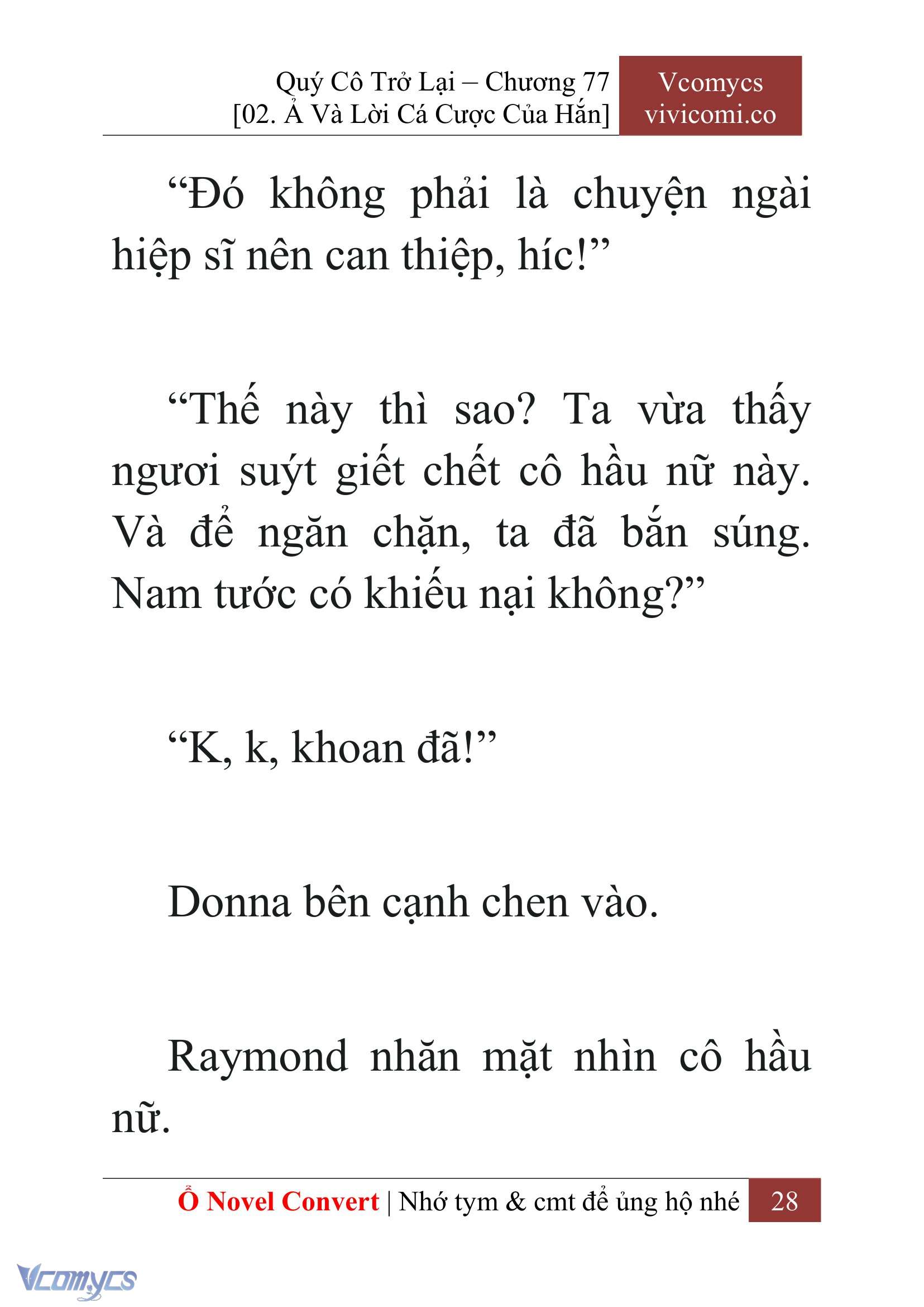 [Novel] Quý Cô Trở Lại Chapter 77 - Trang 31