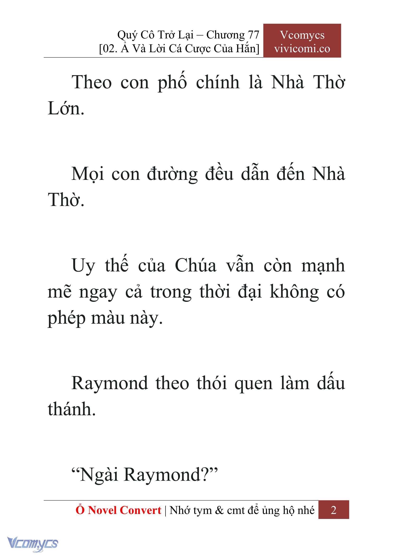 [Novel] Quý Cô Trở Lại Chapter 77 - Trang 5