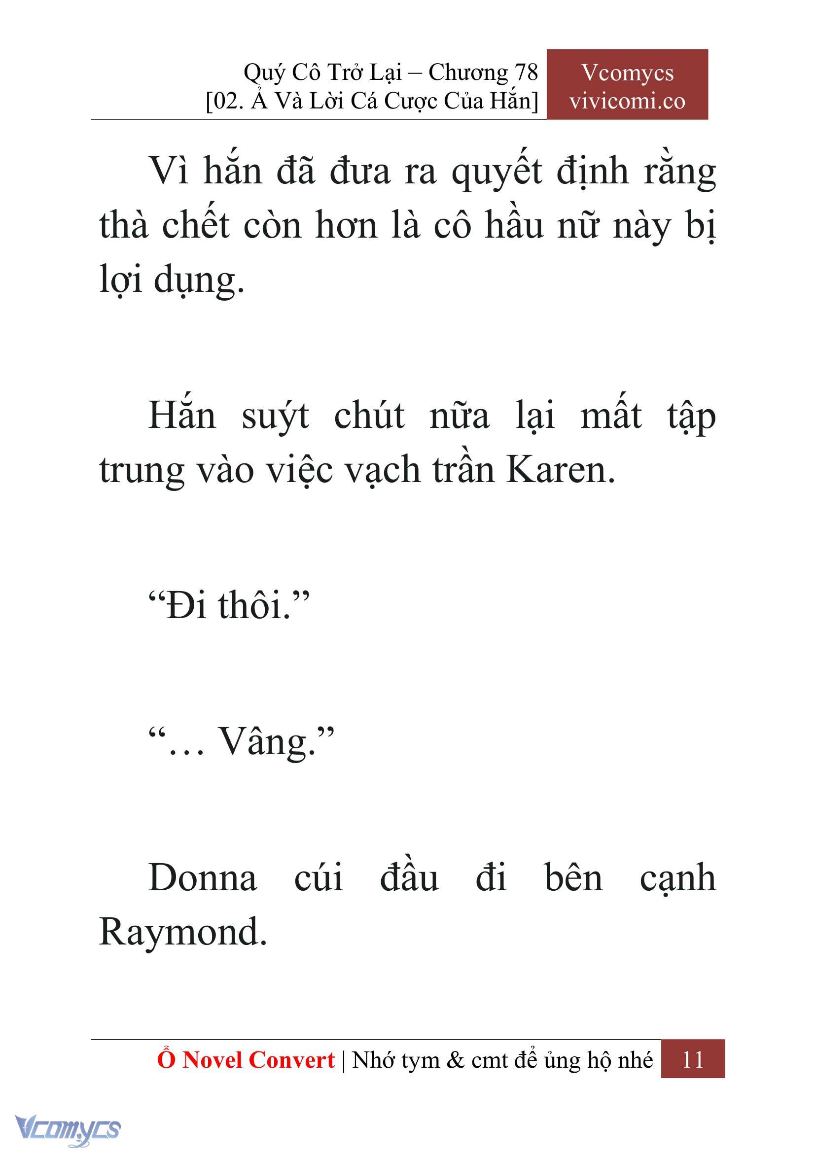 [Novel] Quý Cô Trở Lại Chapter 78 - Trang 14