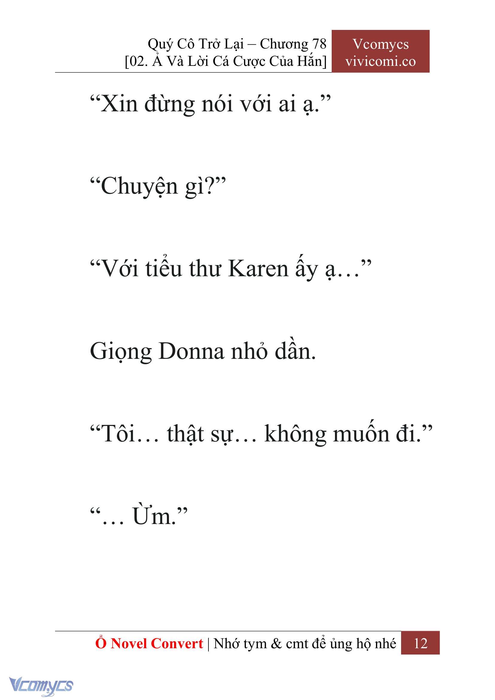[Novel] Quý Cô Trở Lại Chapter 78 - Trang 15