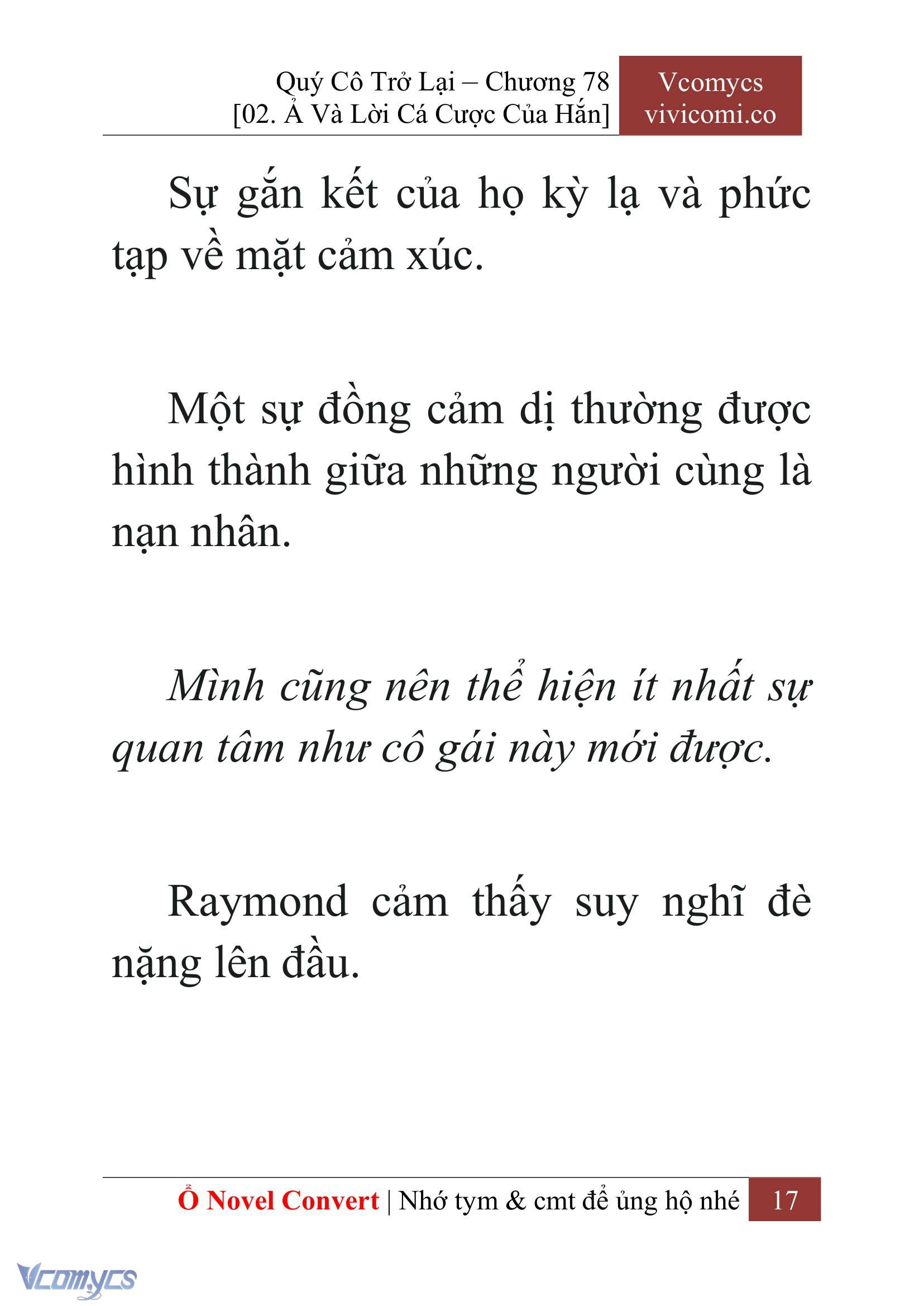 [Novel] Quý Cô Trở Lại Chapter 78 - Trang 20