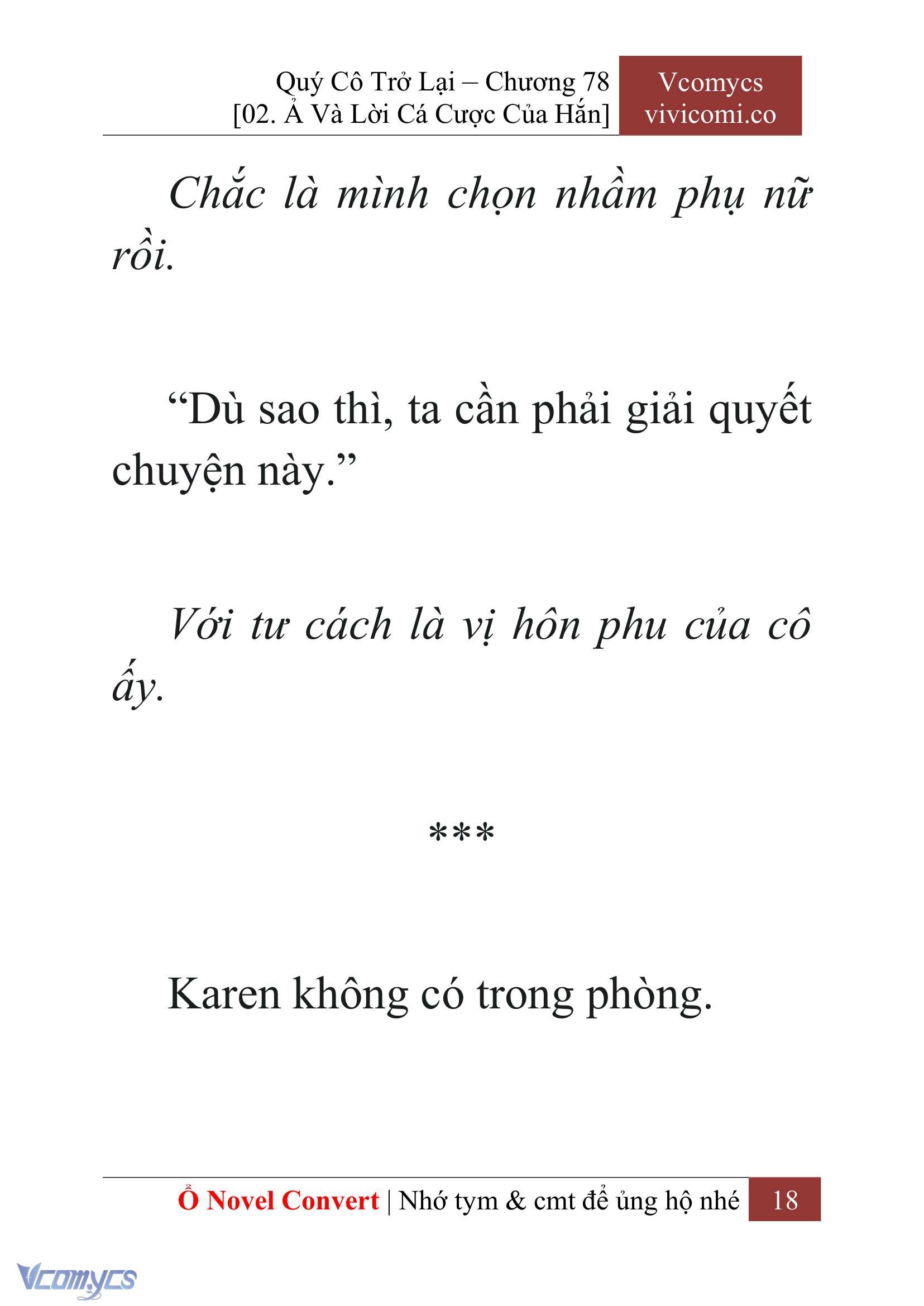 [Novel] Quý Cô Trở Lại Chapter 78 - Trang 21