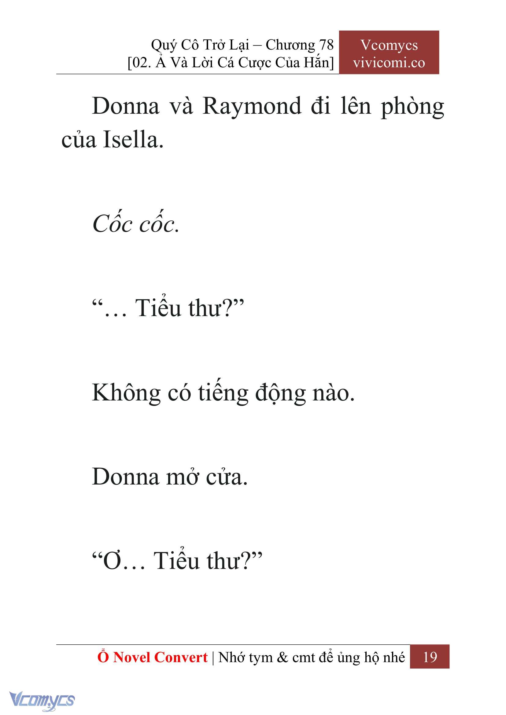 [Novel] Quý Cô Trở Lại Chapter 78 - Trang 22