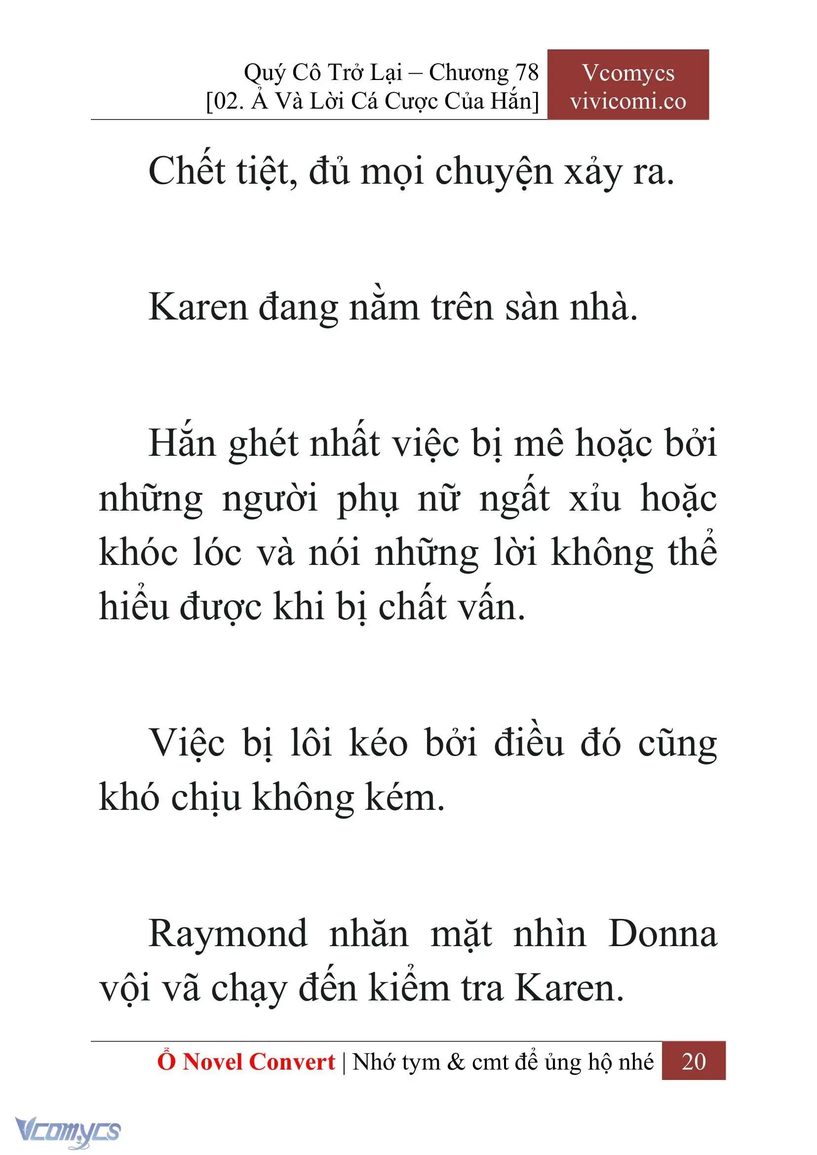 [Novel] Quý Cô Trở Lại Chapter 78 - Trang 23