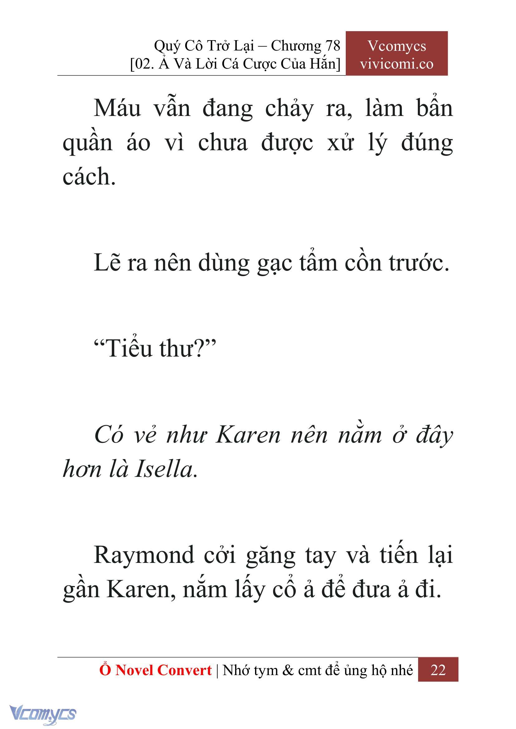 [Novel] Quý Cô Trở Lại Chapter 78 - Trang 25