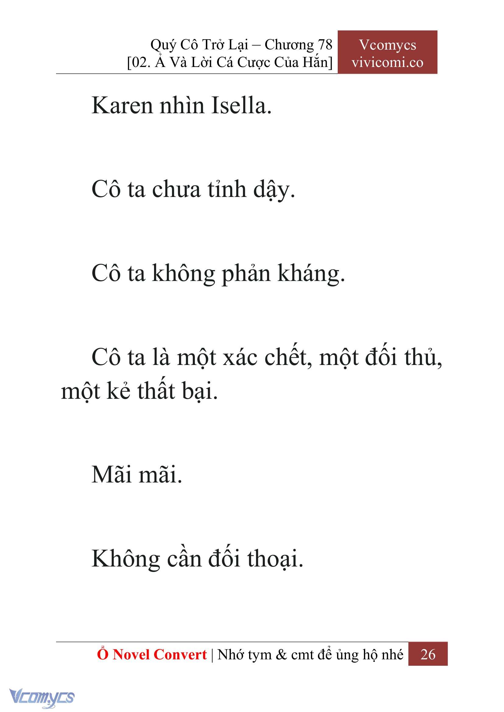 [Novel] Quý Cô Trở Lại Chapter 78 - Trang 29