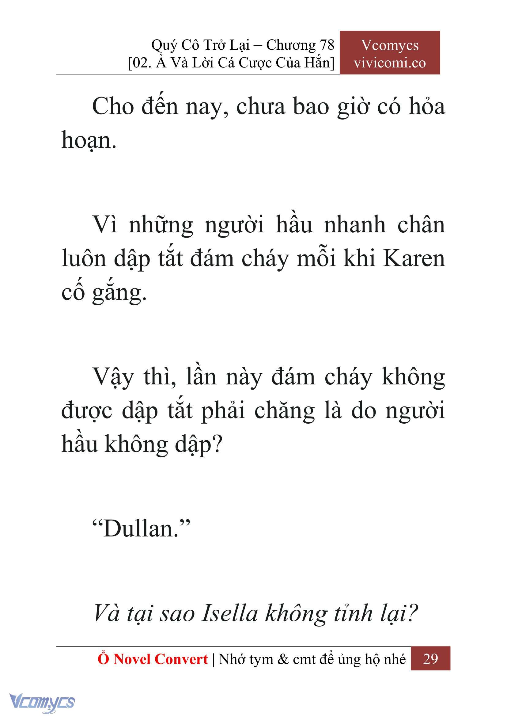 [Novel] Quý Cô Trở Lại Chapter 78 - Trang 32