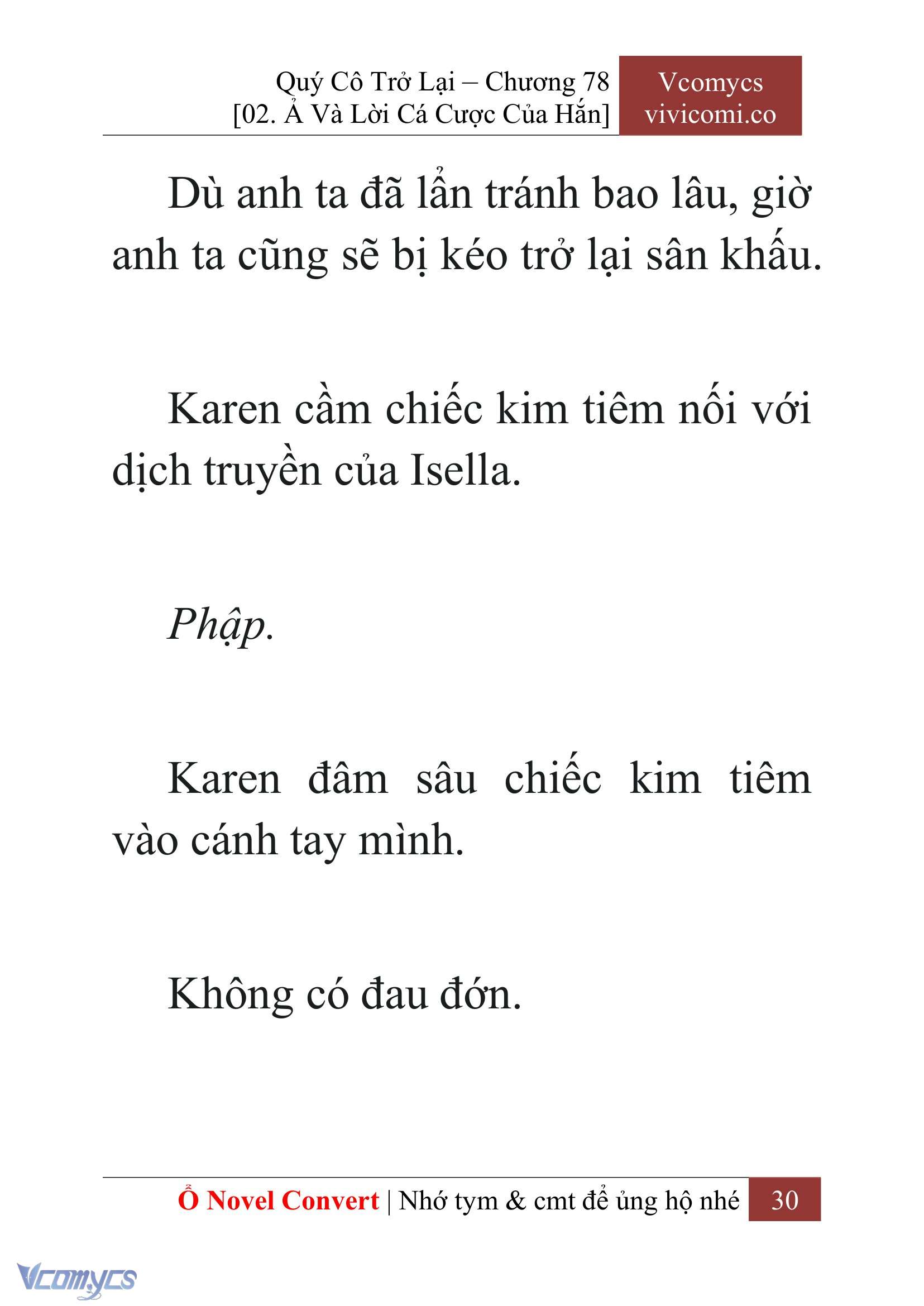 [Novel] Quý Cô Trở Lại Chapter 78 - Trang 33