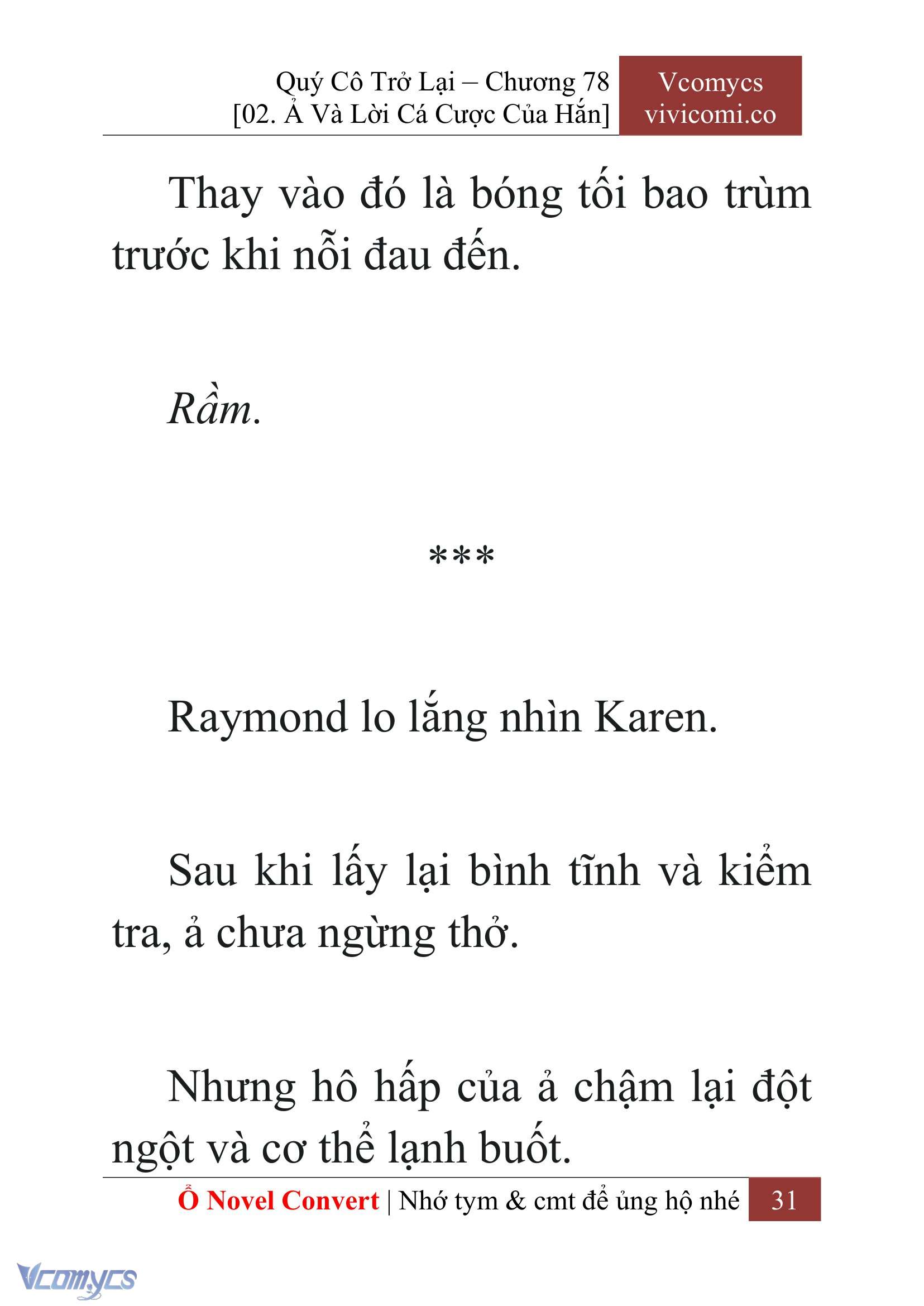 [Novel] Quý Cô Trở Lại Chapter 78 - Trang 34
