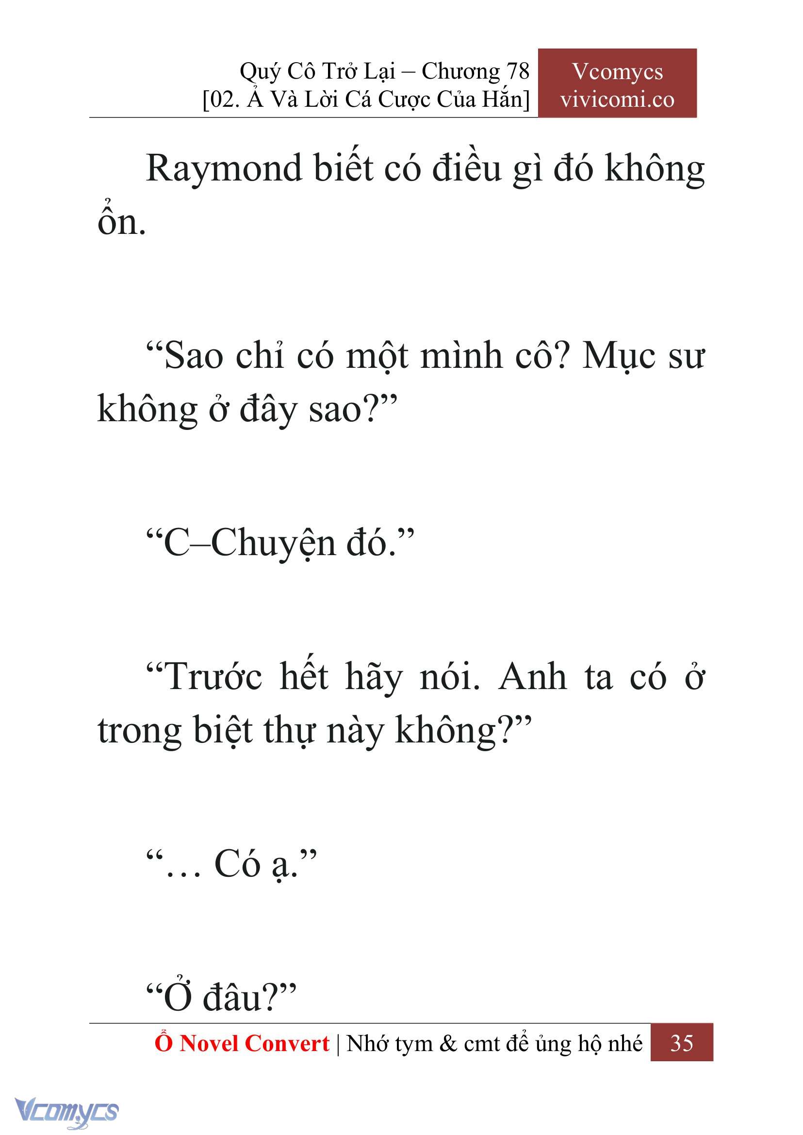 [Novel] Quý Cô Trở Lại Chapter 78 - Trang 38
