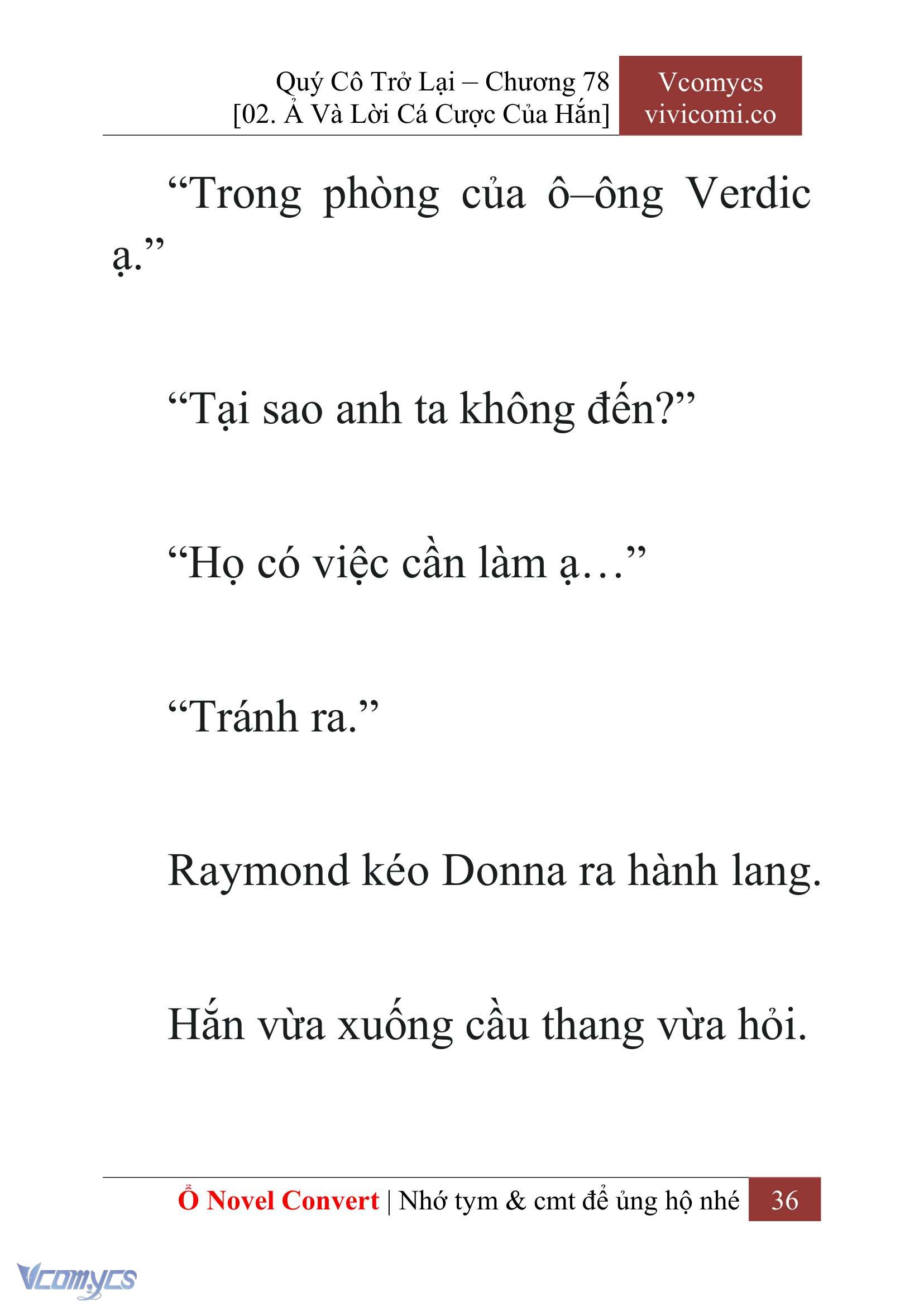 [Novel] Quý Cô Trở Lại Chapter 78 - Trang 39