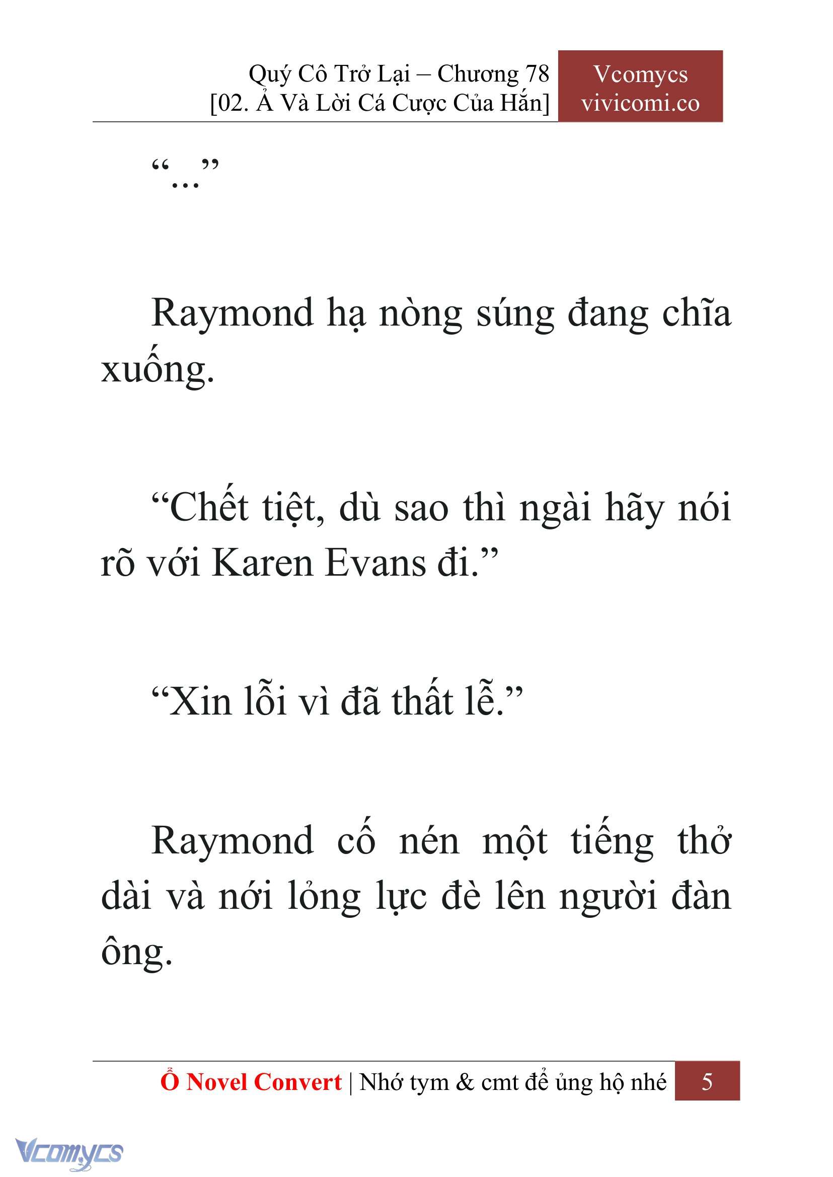 [Novel] Quý Cô Trở Lại Chapter 78 - Trang 8