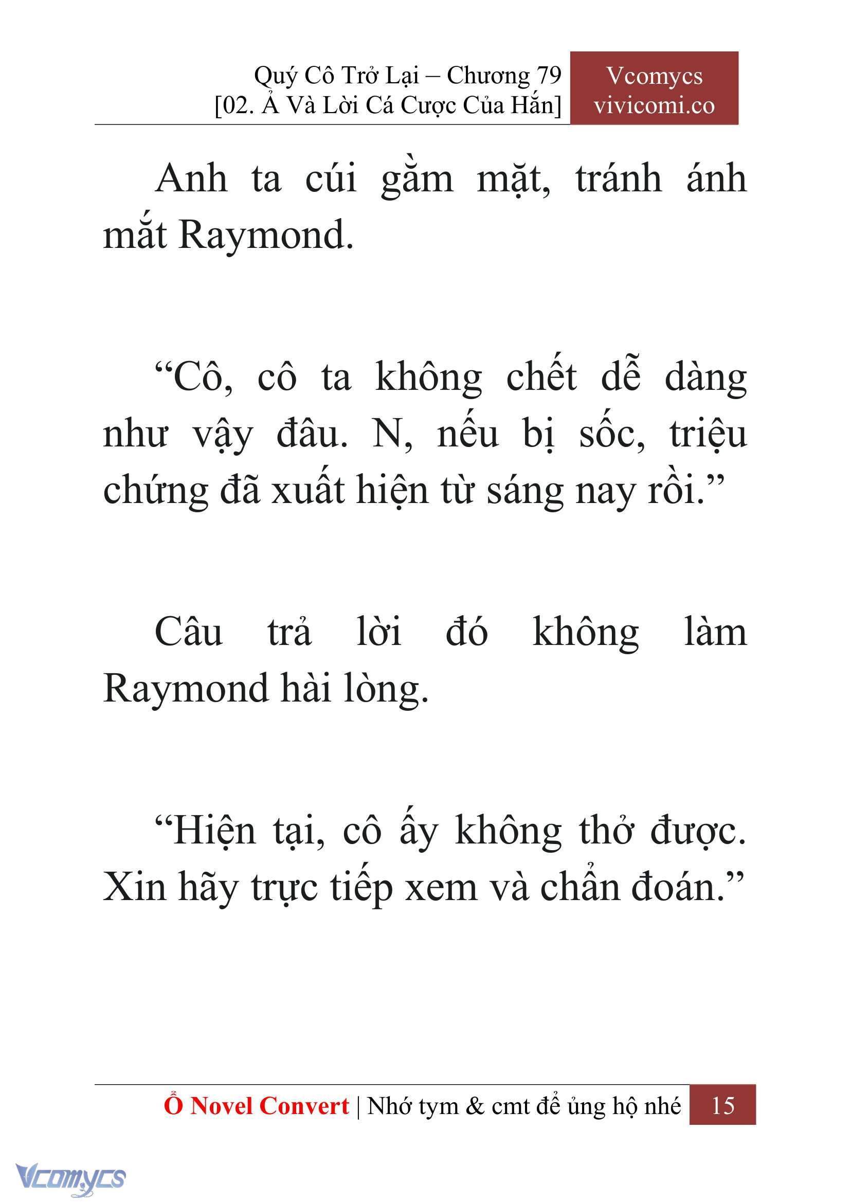 [Novel] Quý Cô Trở Lại Chapter 79 - Trang 18