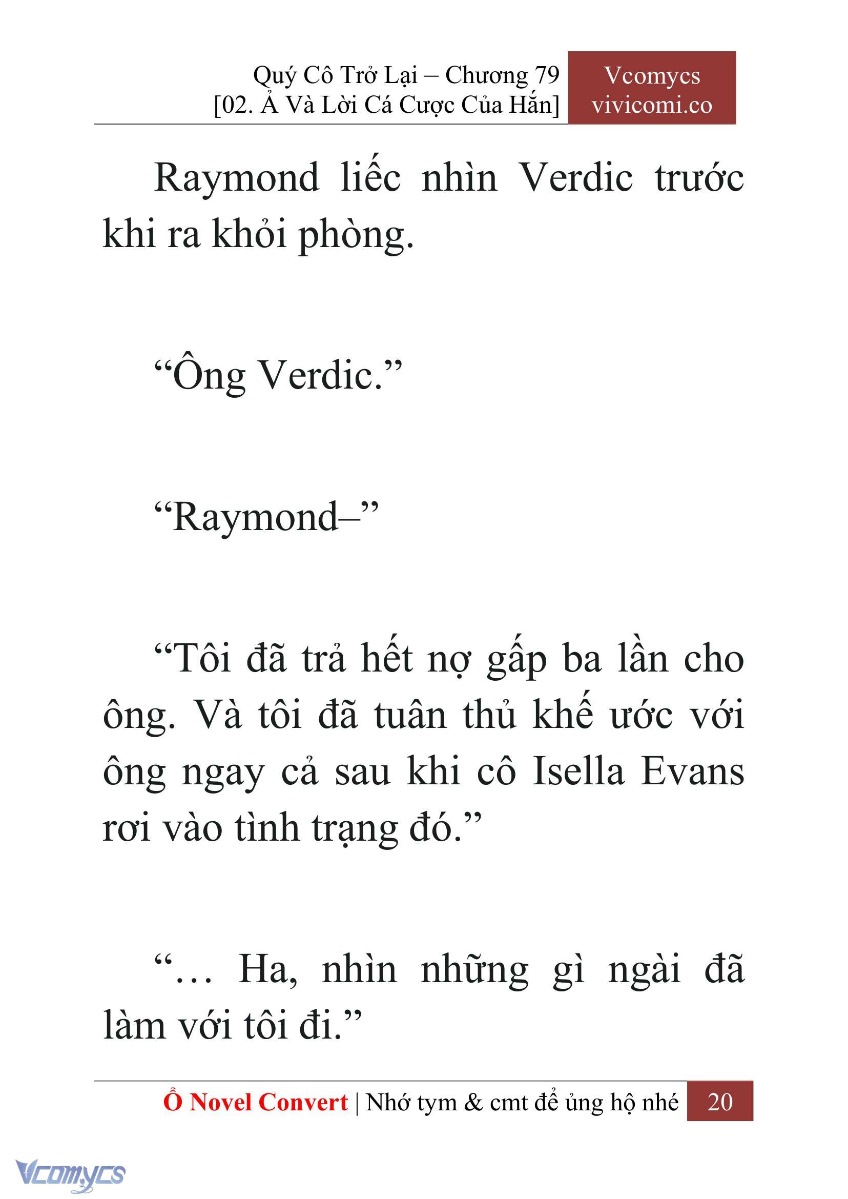 [Novel] Quý Cô Trở Lại Chapter 79 - Trang 23