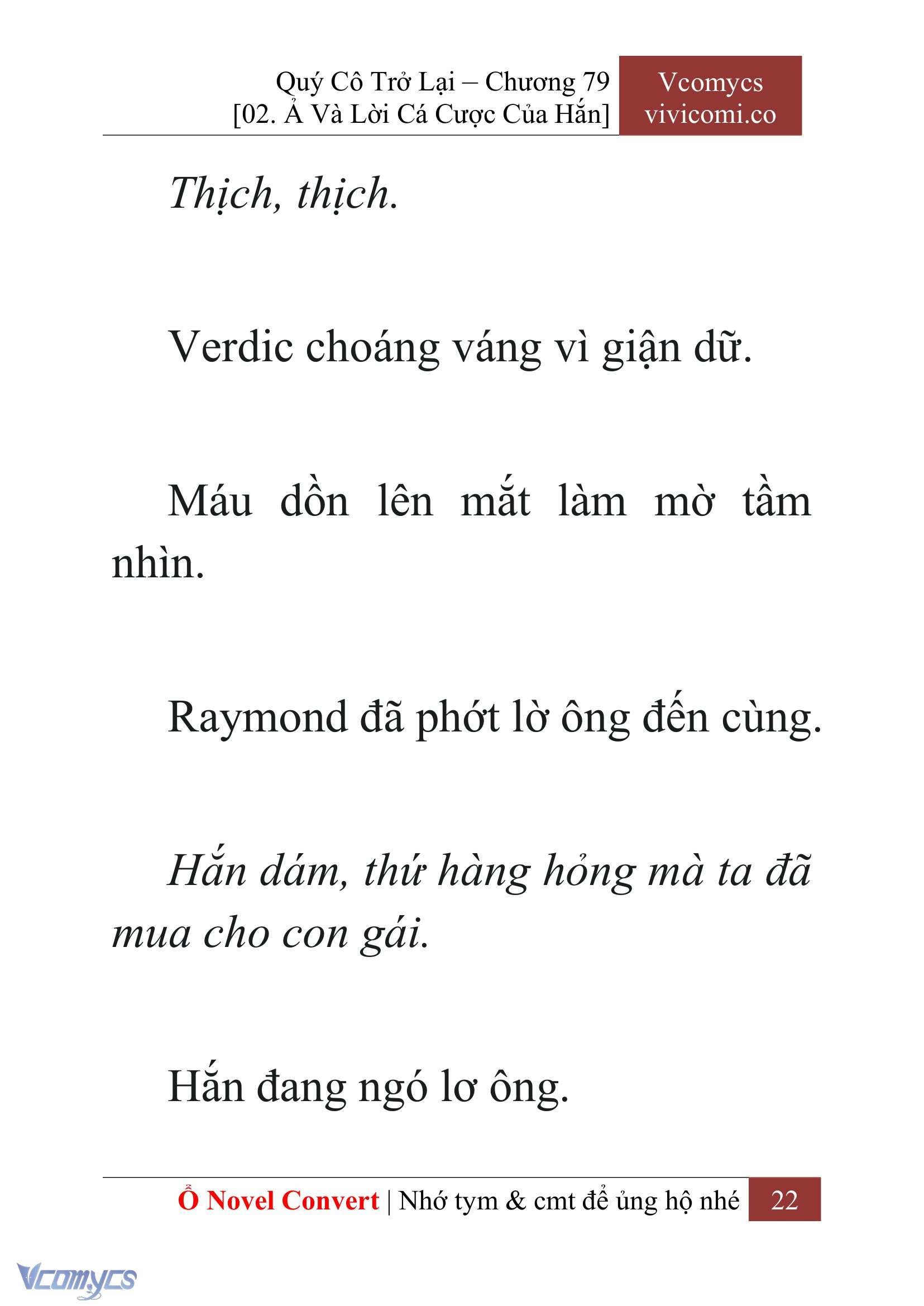 [Novel] Quý Cô Trở Lại Chapter 79 - Trang 25