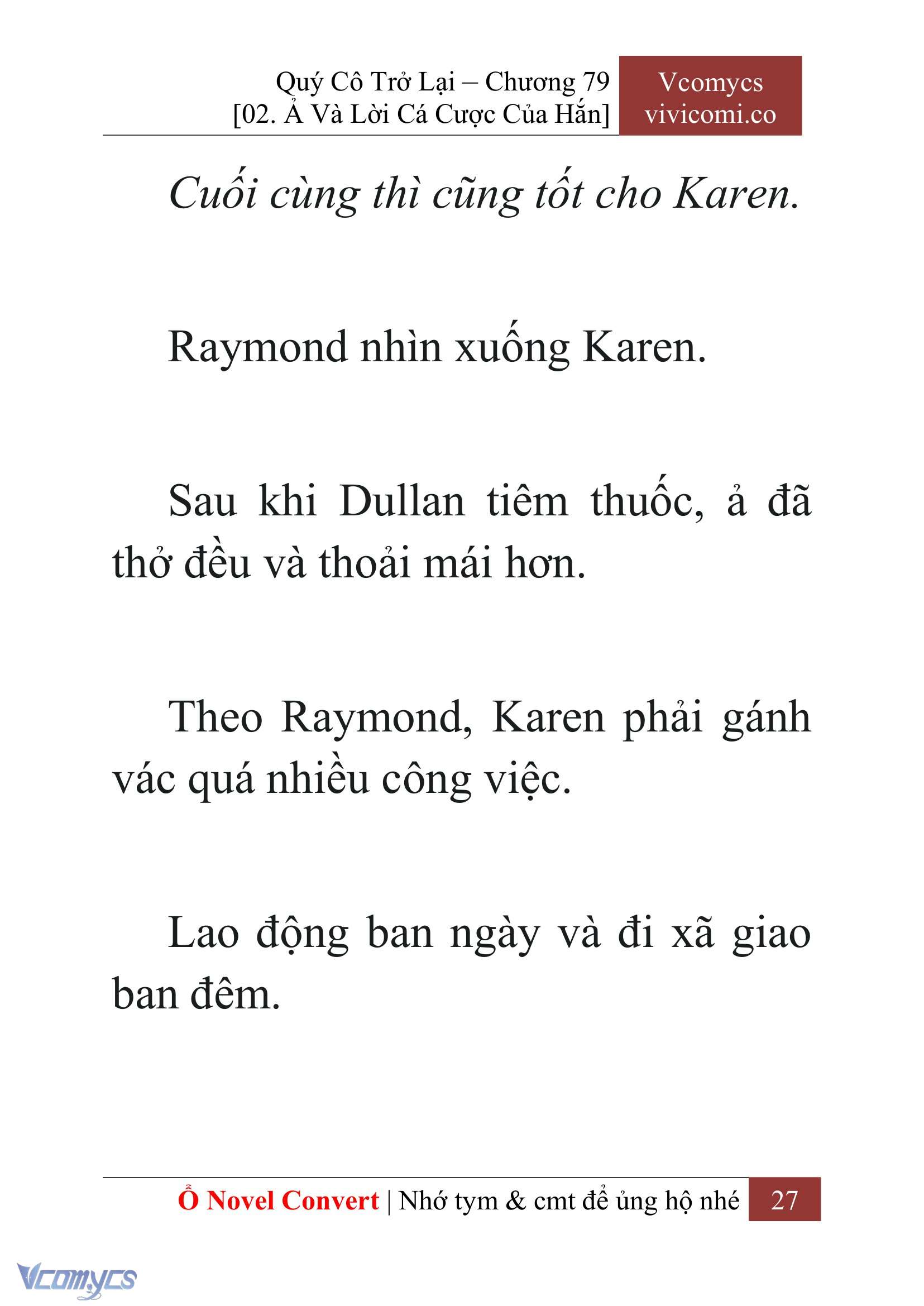 [Novel] Quý Cô Trở Lại Chapter 79 - Trang 30