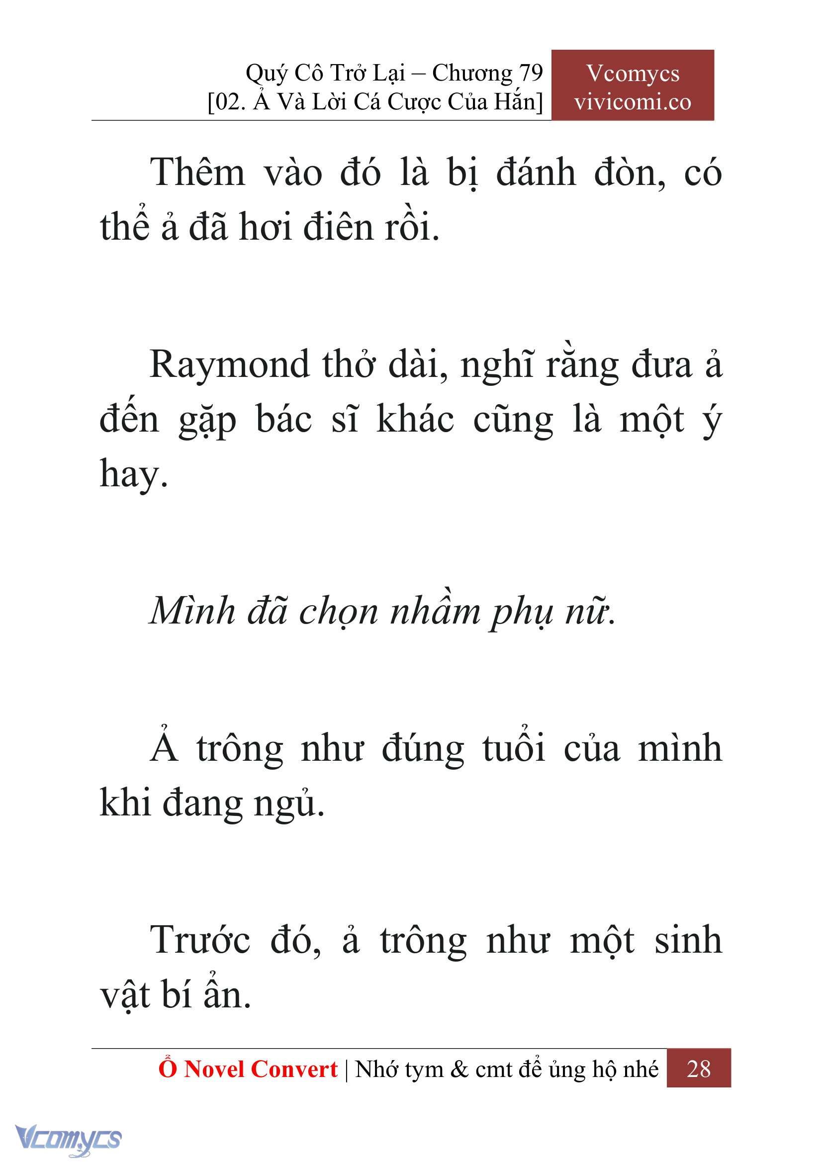 [Novel] Quý Cô Trở Lại Chapter 79 - Trang 31