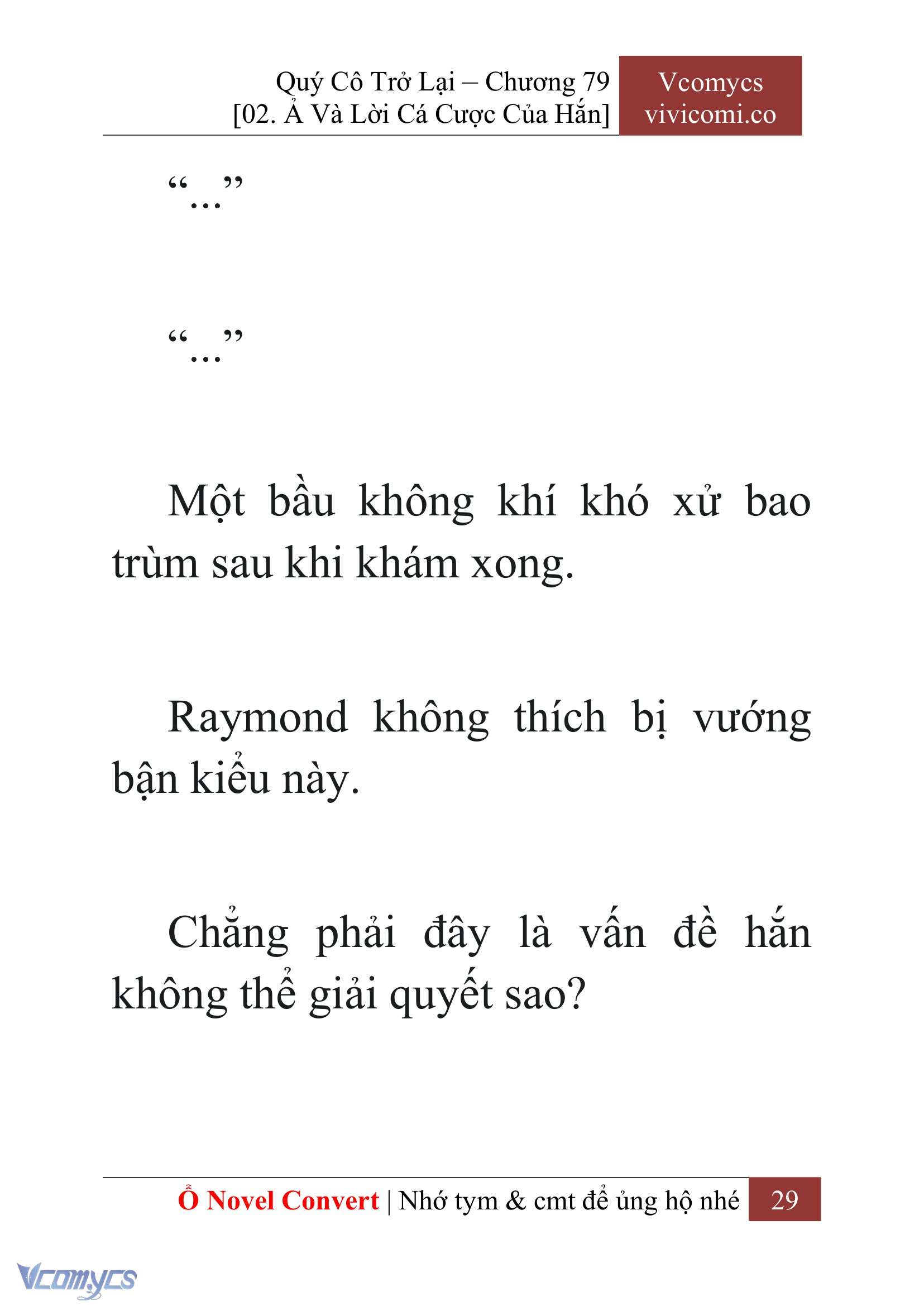 [Novel] Quý Cô Trở Lại Chapter 79 - Trang 32
