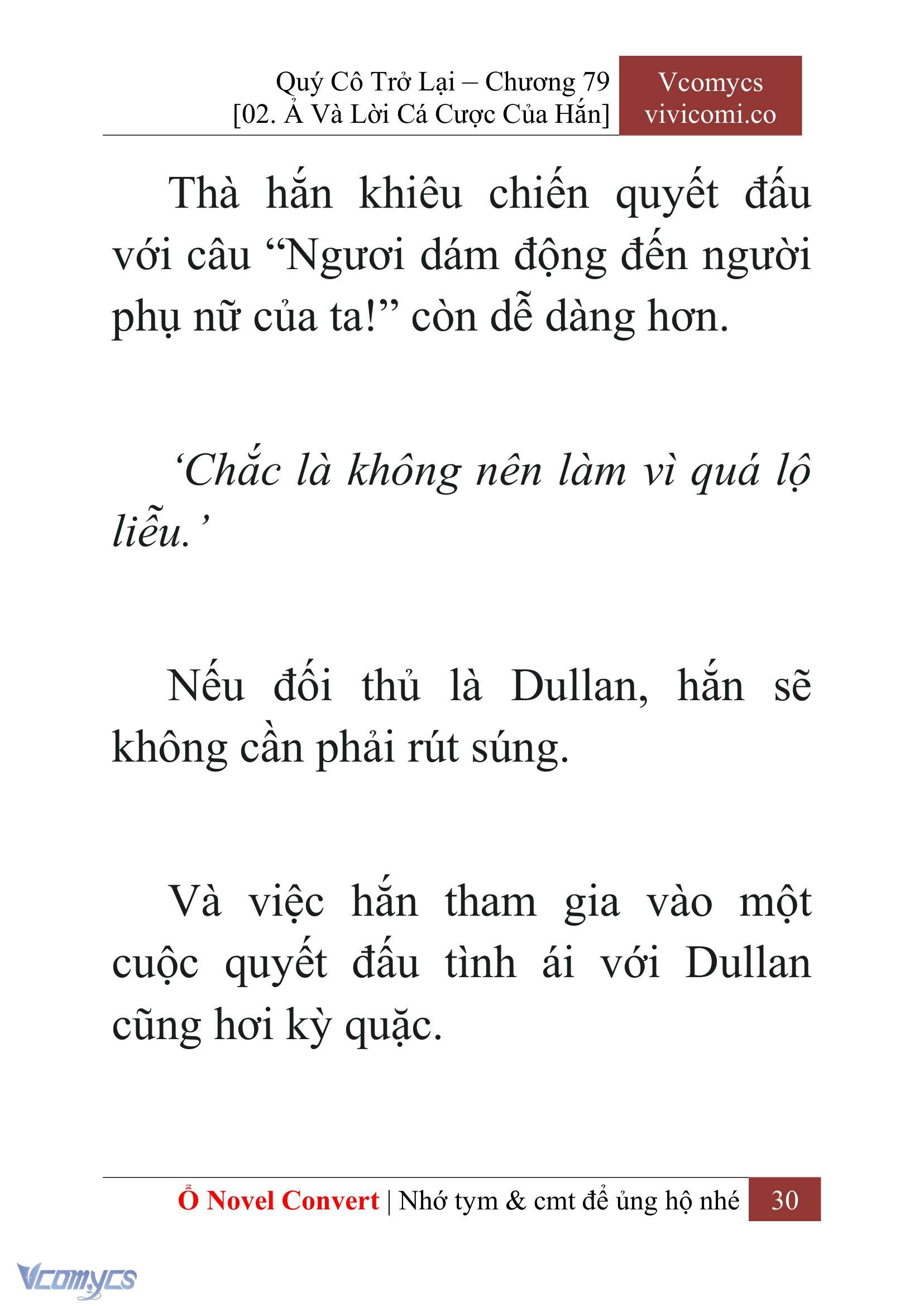 [Novel] Quý Cô Trở Lại Chapter 79 - Trang 33