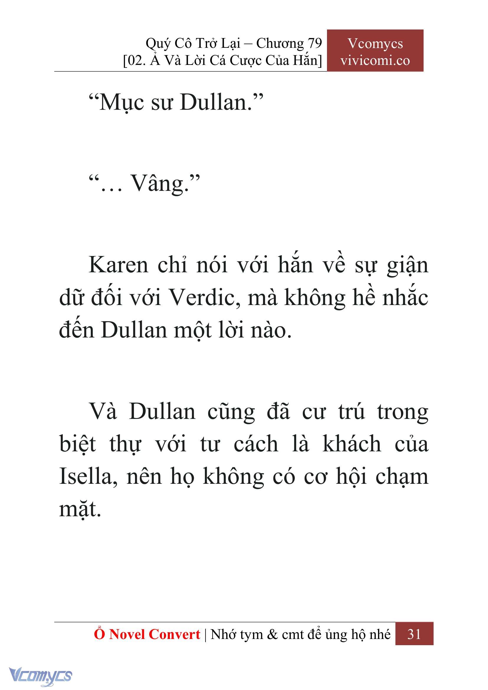 [Novel] Quý Cô Trở Lại Chapter 79 - Trang 34