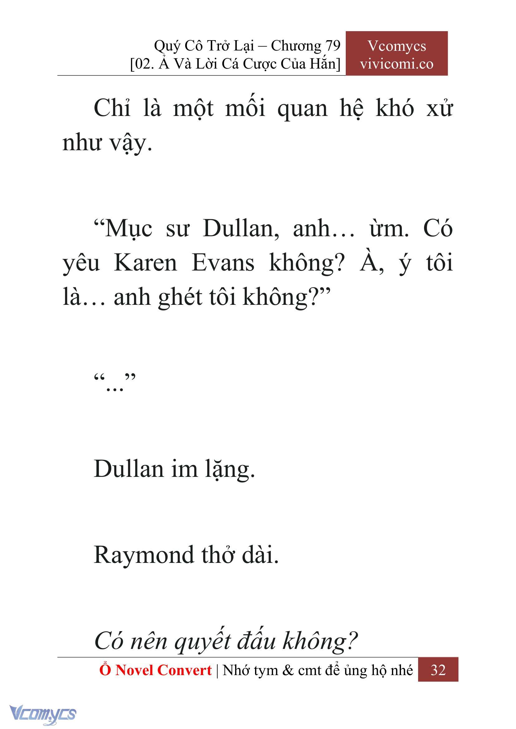 [Novel] Quý Cô Trở Lại Chapter 79 - Trang 35